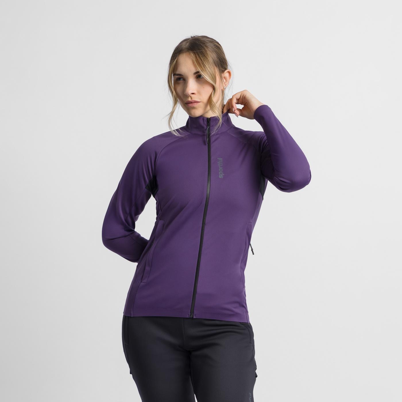 Apex 2 light w jacket - galactic purple black - sportful