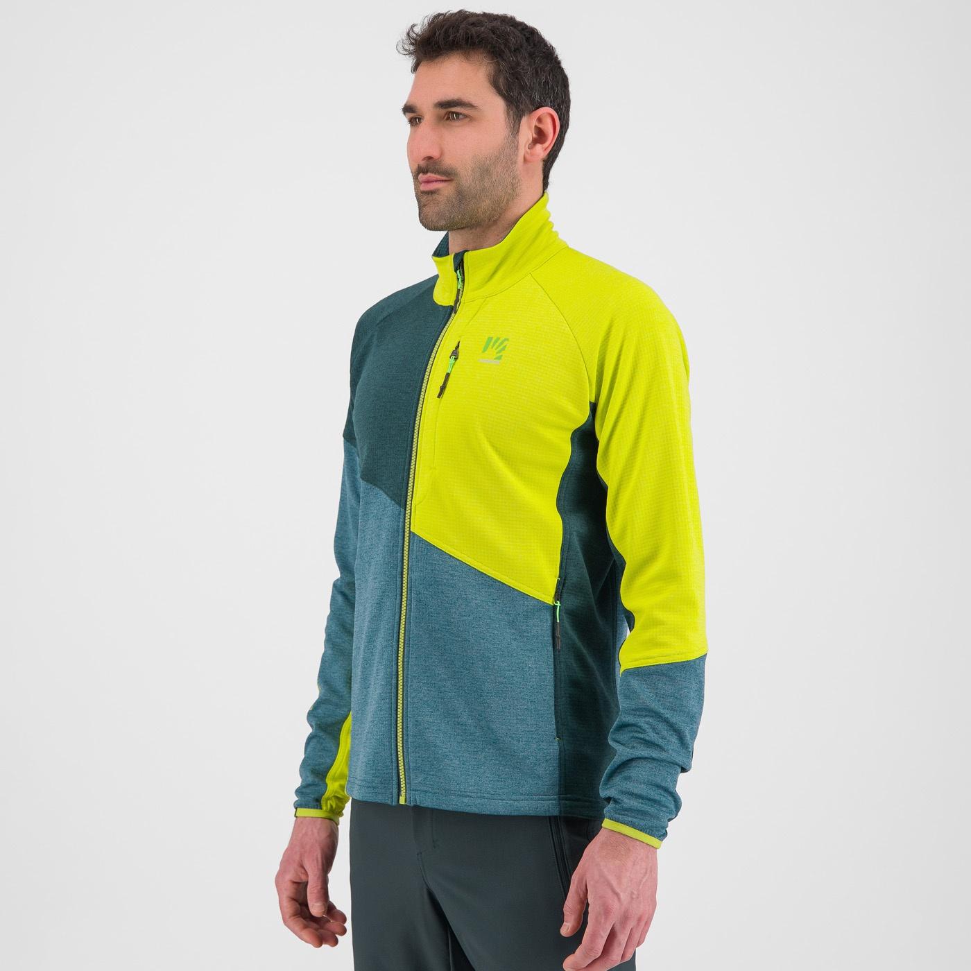Federa full-zip fleece - balsam/forest/kiwi colada - karpos