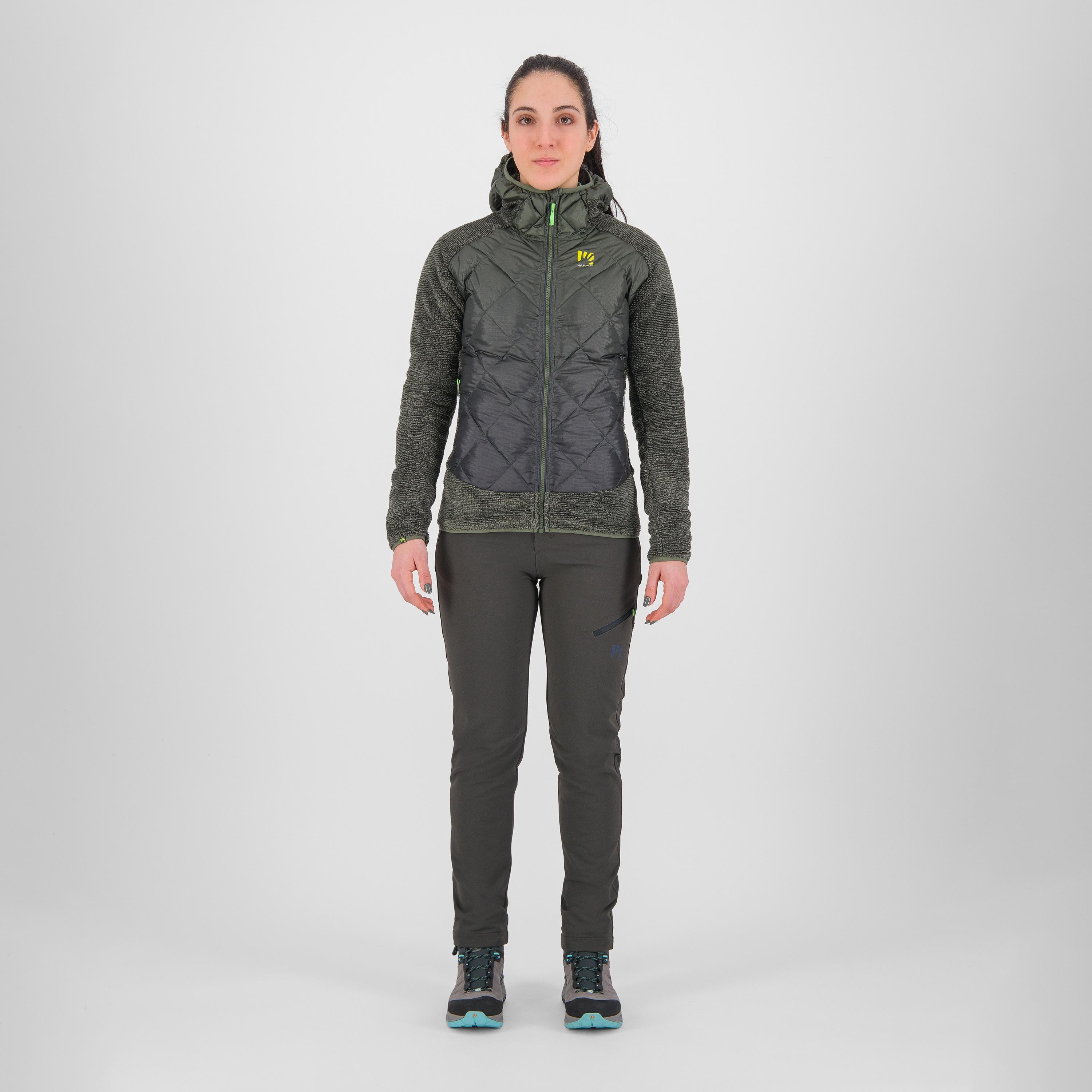 Smart w marmarole jacket - black sand/thyme - karpos