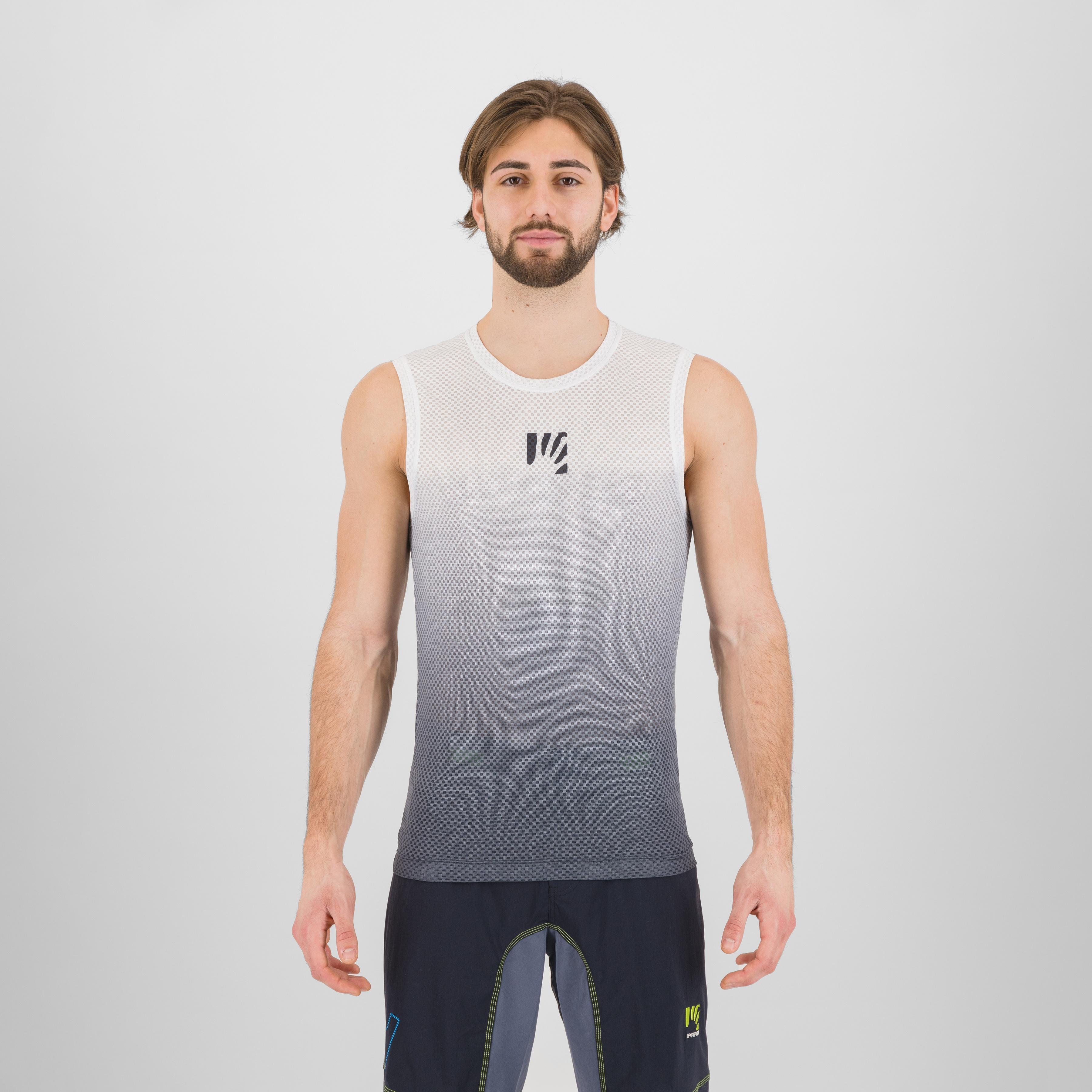 Verve mesh sleeveless - vulcan/bright white - karpos