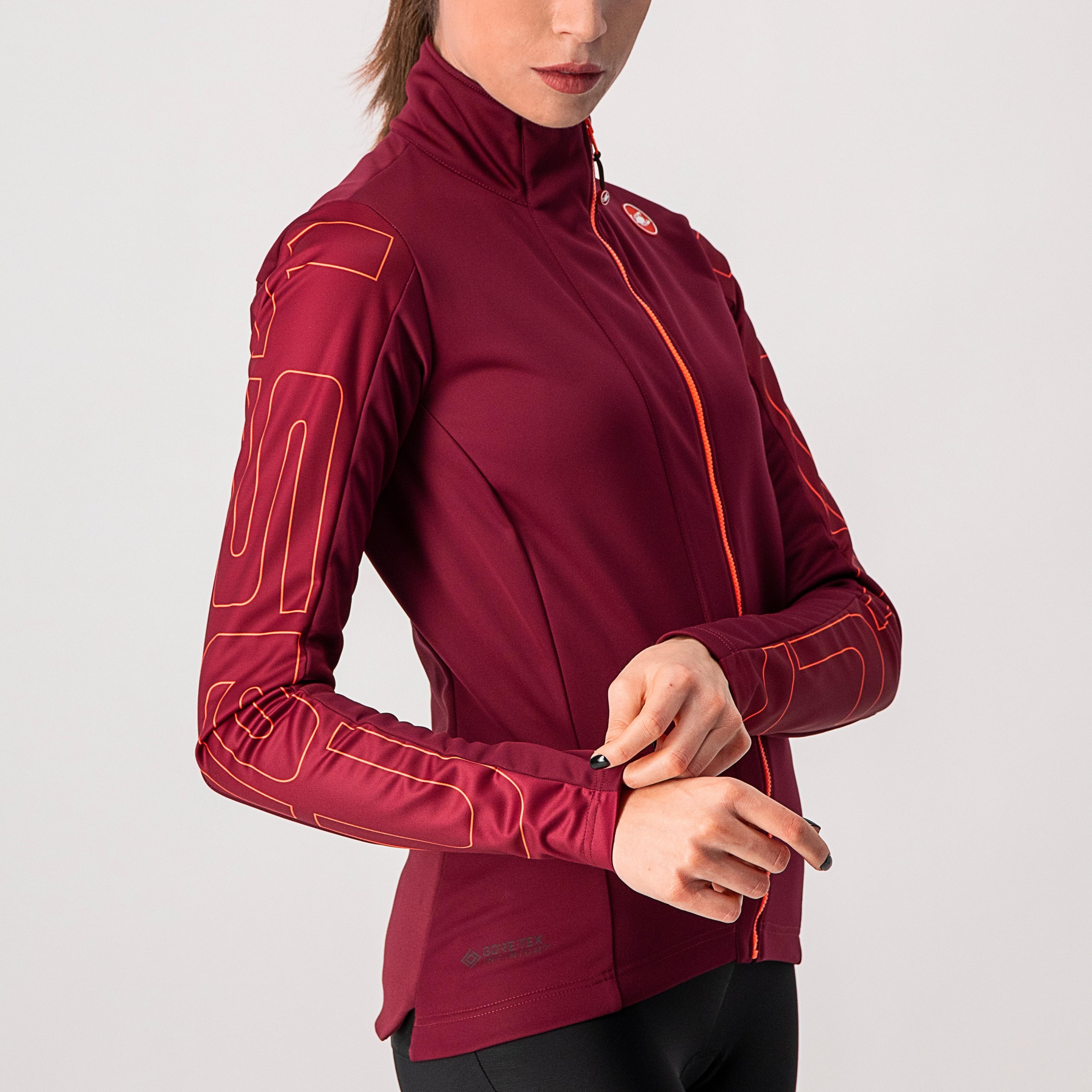 Transition w jacket - bordeaux/brilliant pink - castelli