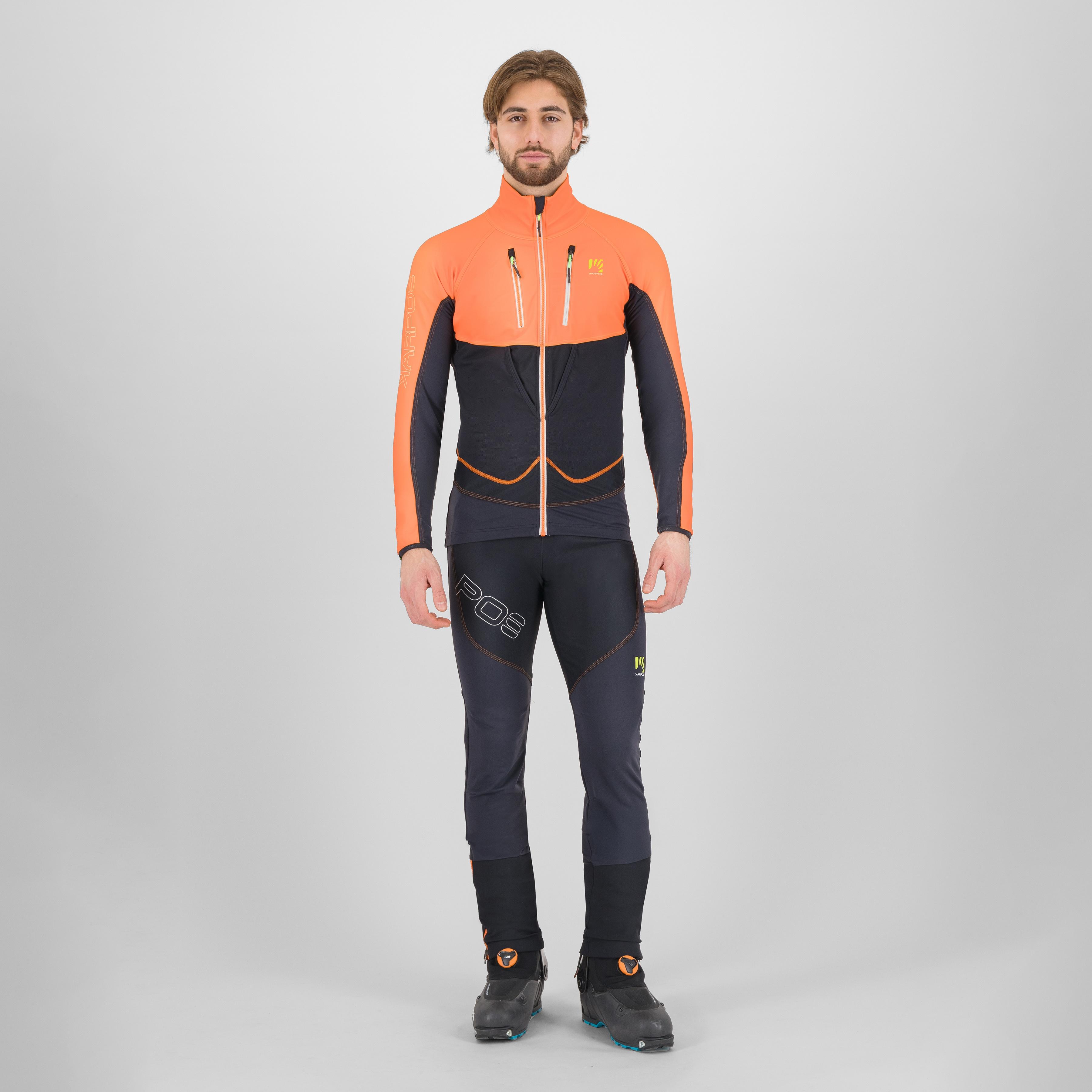 Alagna lite jacket - black/vibr.orange - karpos