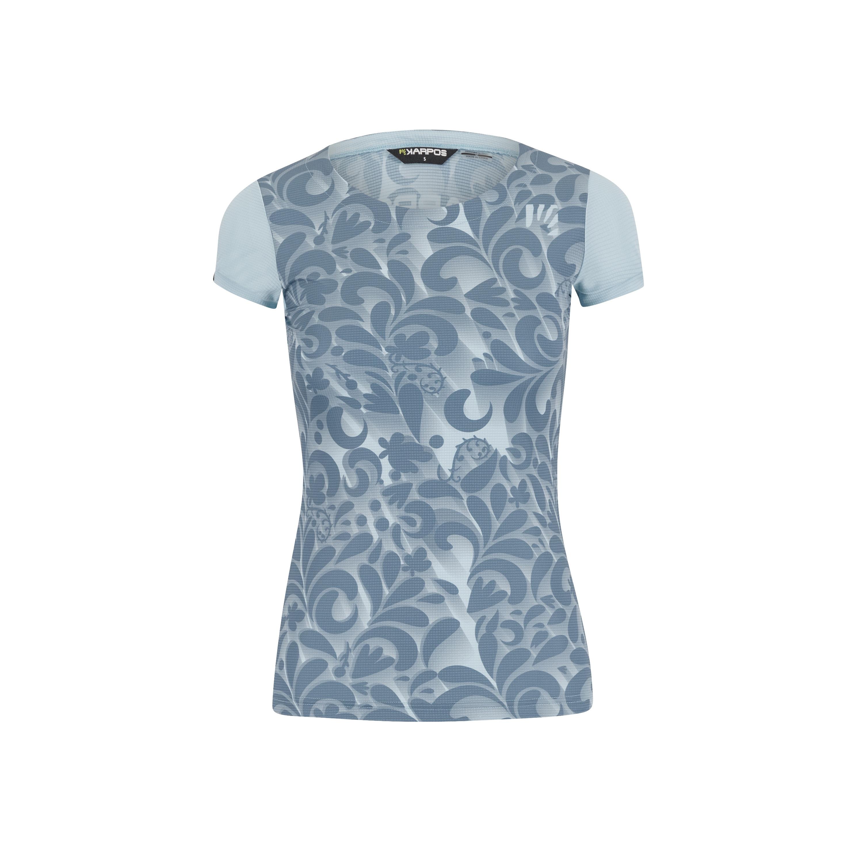 Loma print w jersey - aquamarine/spring lake - karpos