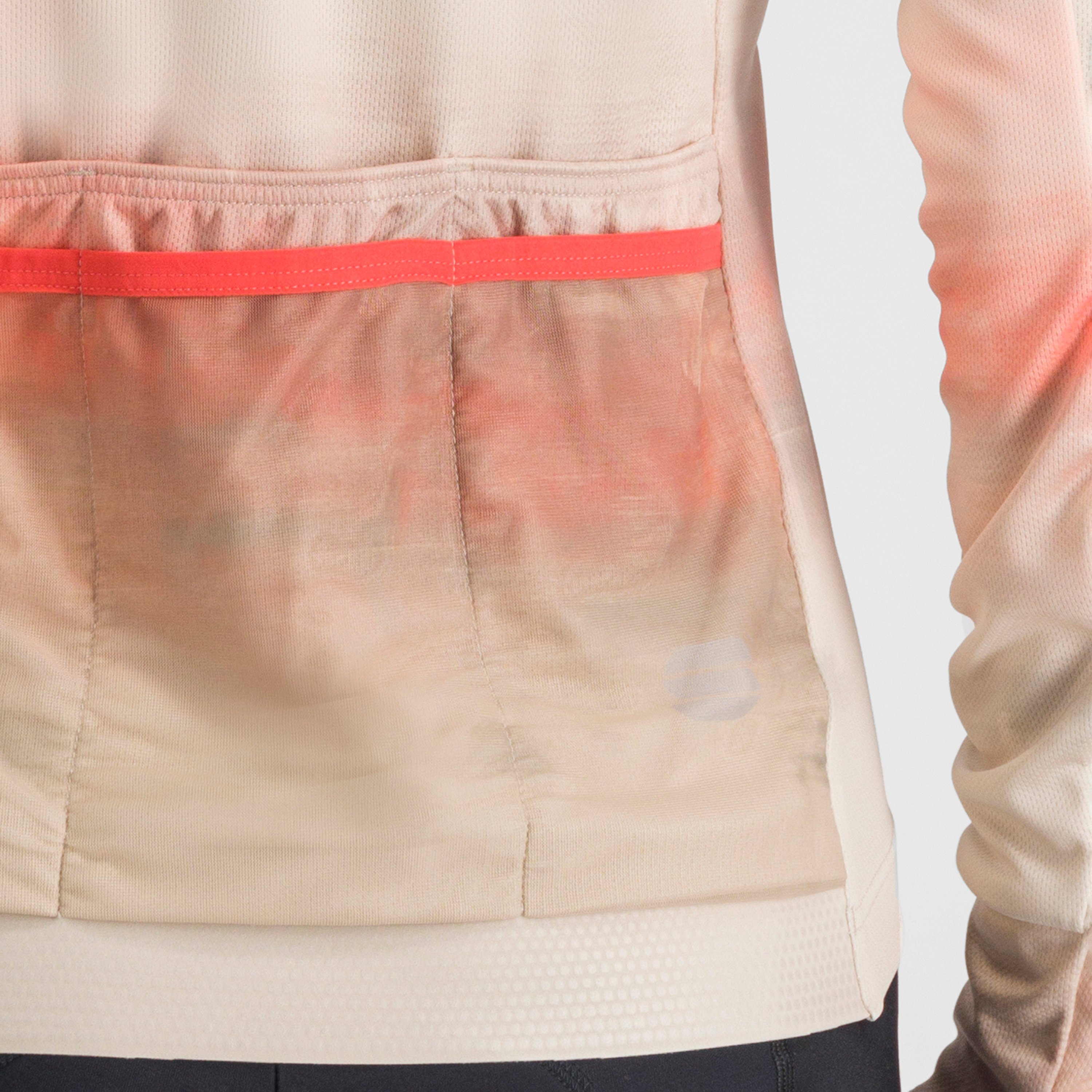 Flow supergiara w thermal jersey - warm cement corallo - sportful