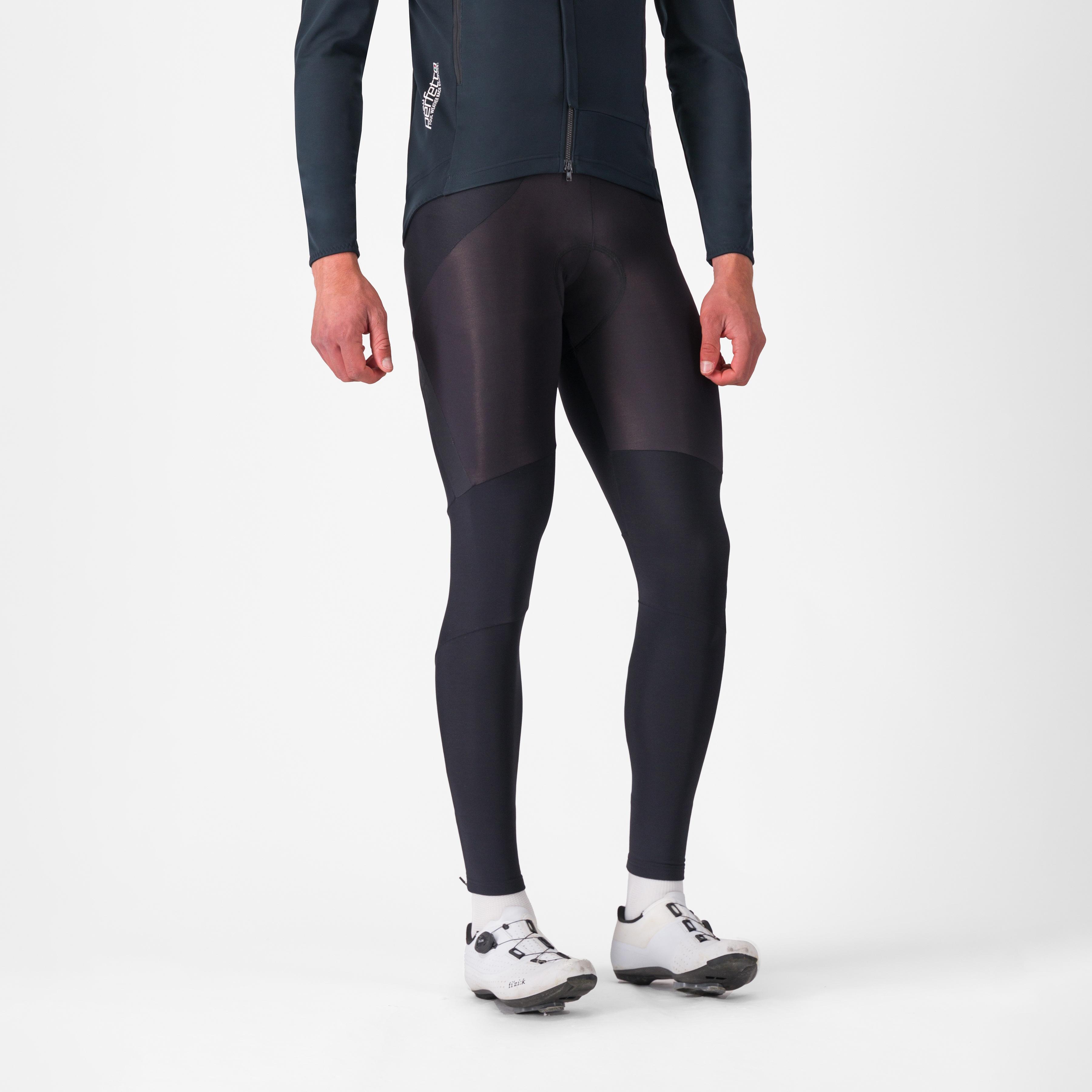 Sorpasso ros bibtight - black/silver reflex - castelli