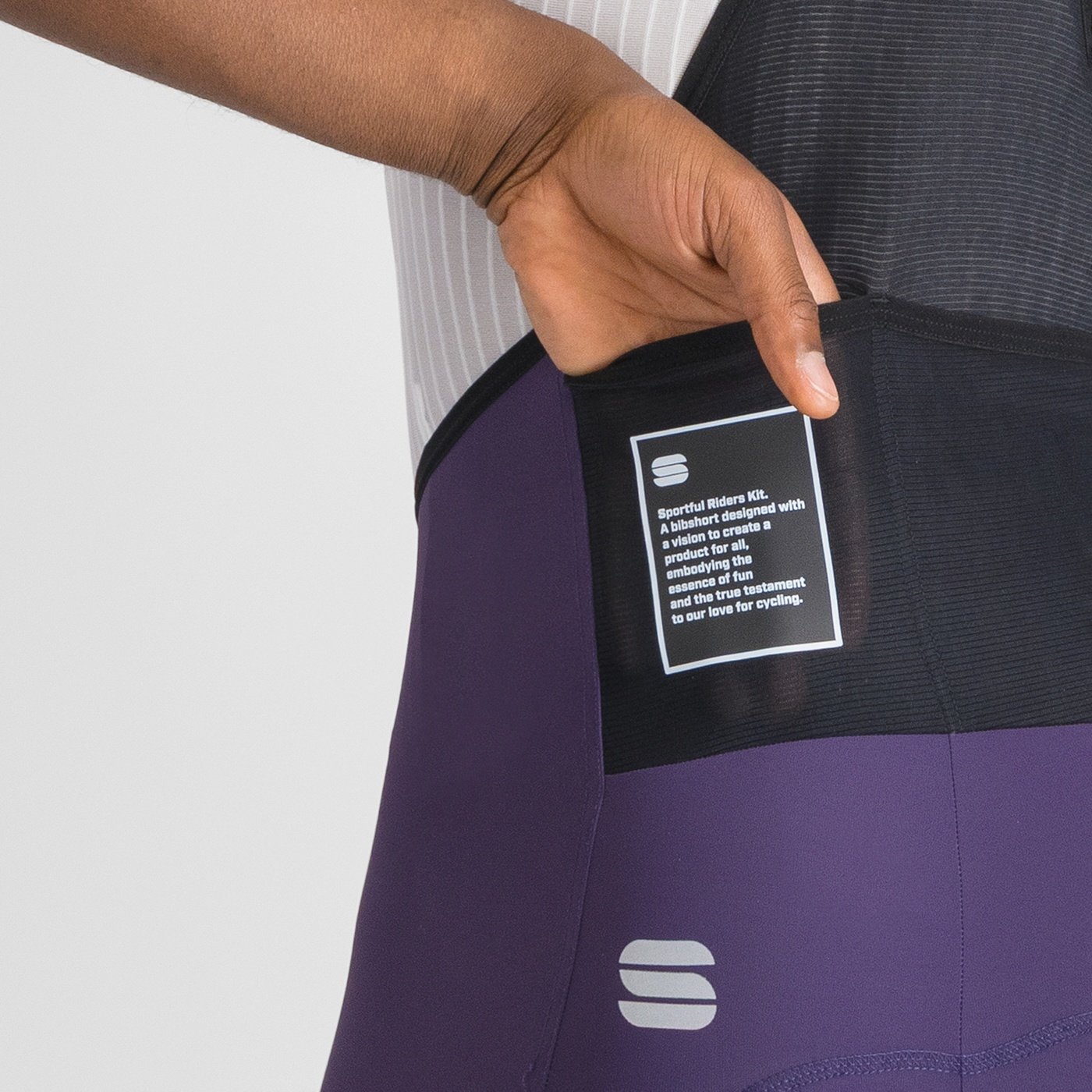 Srk bibshort - galactic purple - sportful