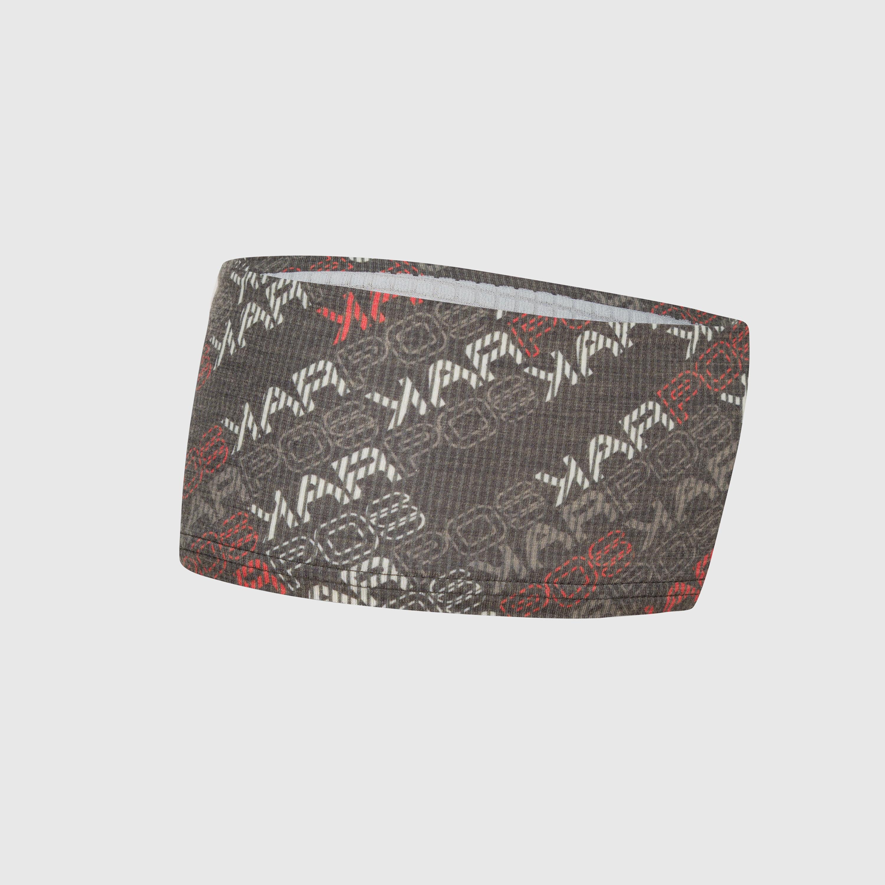 Coppolo merino headband - black/fire/smoked - karpos