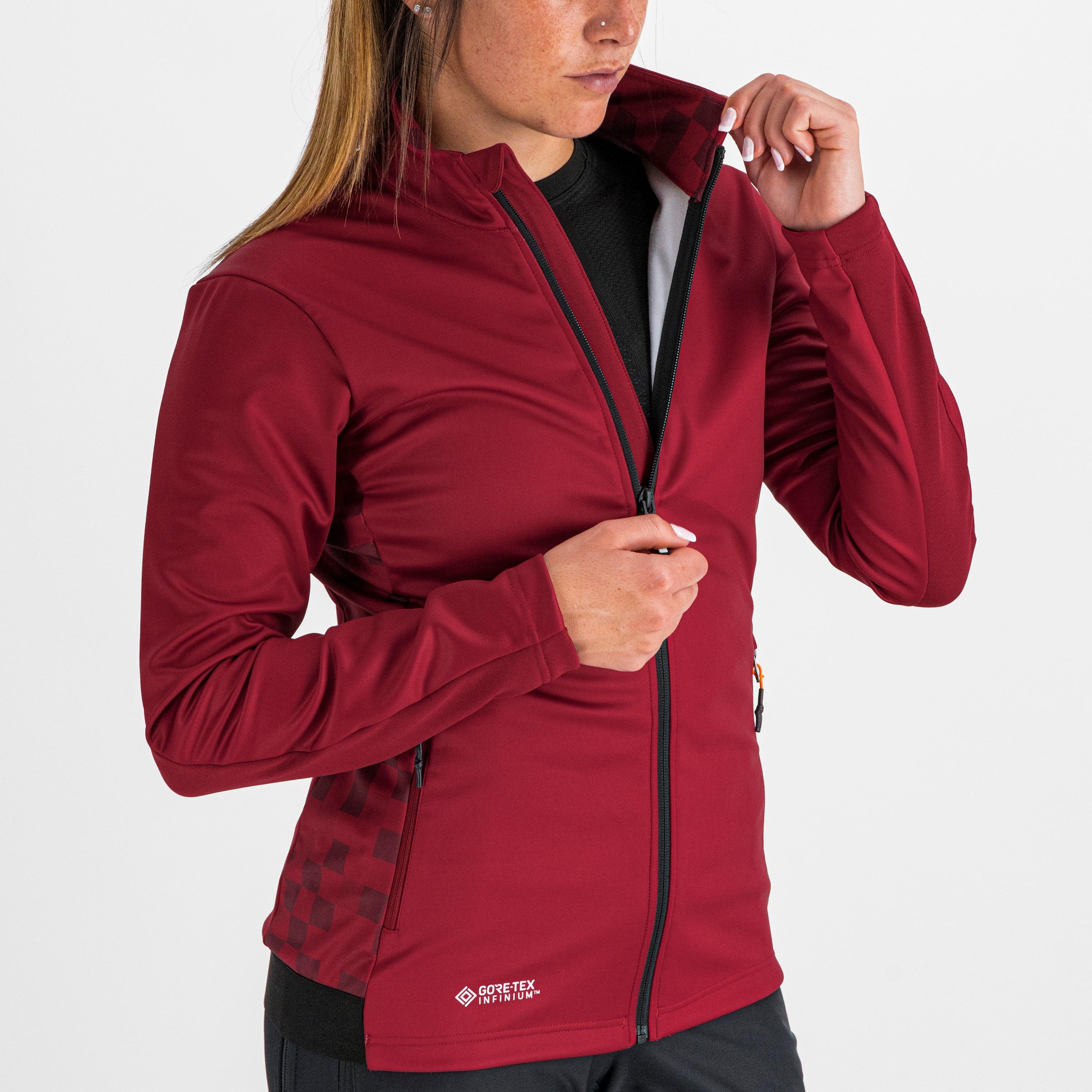 Squadra w jacket - red rumba - sportful