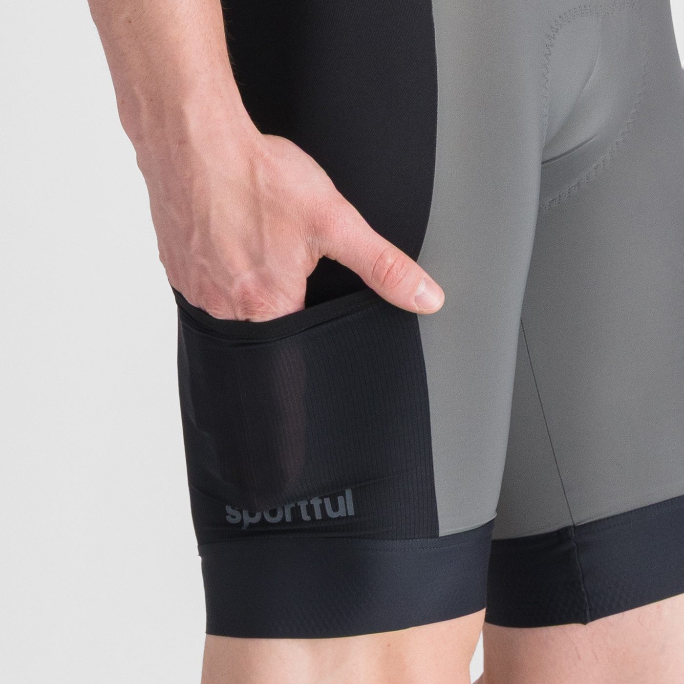 Supergiara 2 bibshort - gun metal / black - sportful