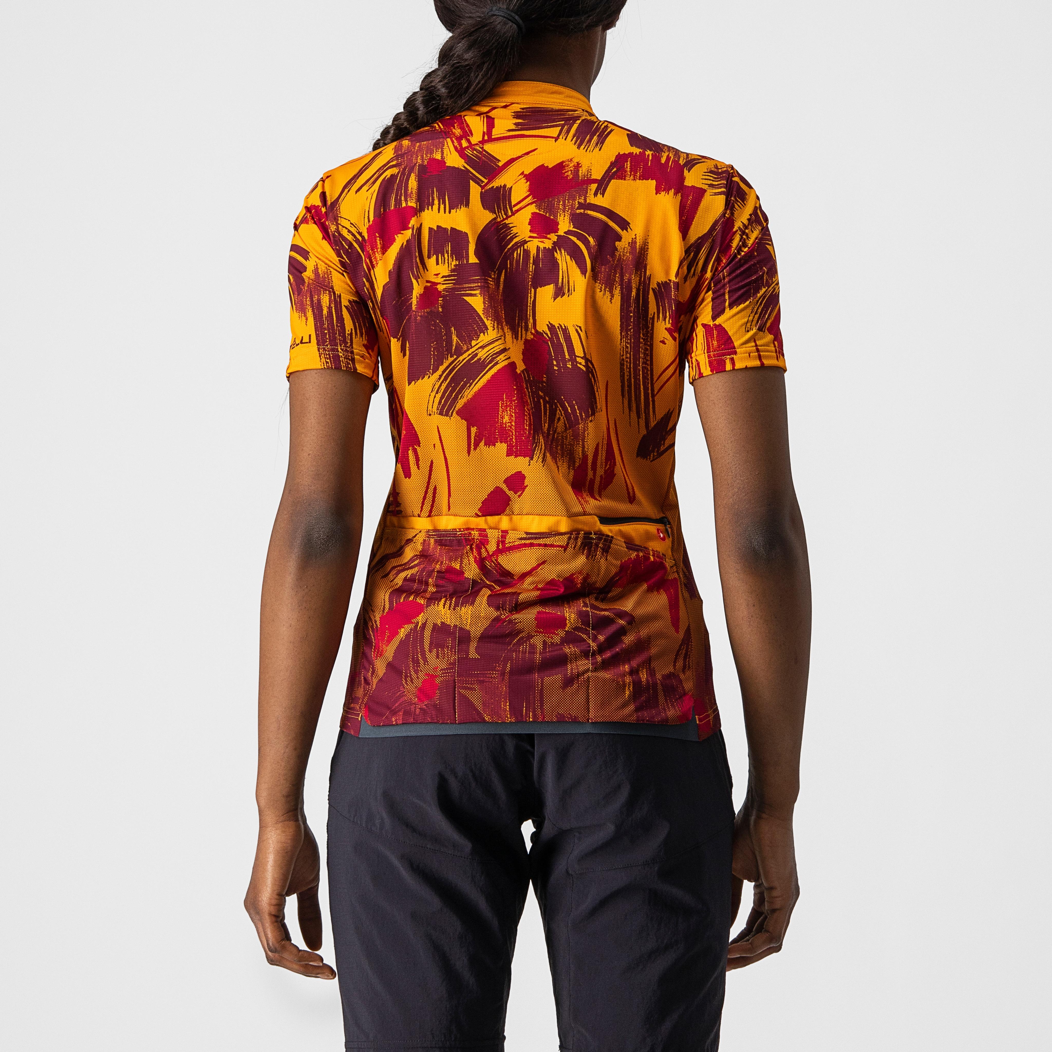 Unltd sentiero jersey - golden orange/ barbaresco red - castelli