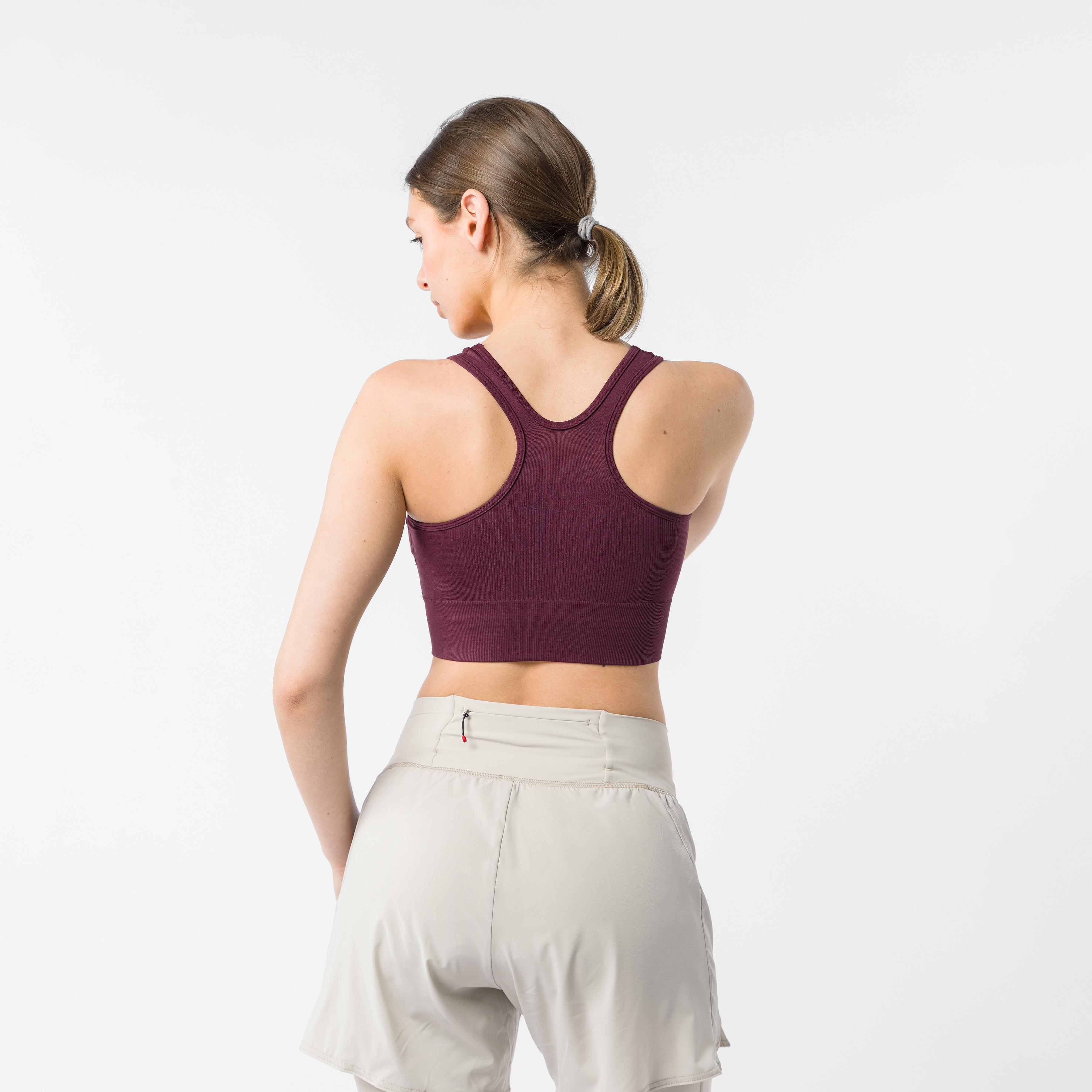 Comfort travel crop top - deep bordeaux - castelli