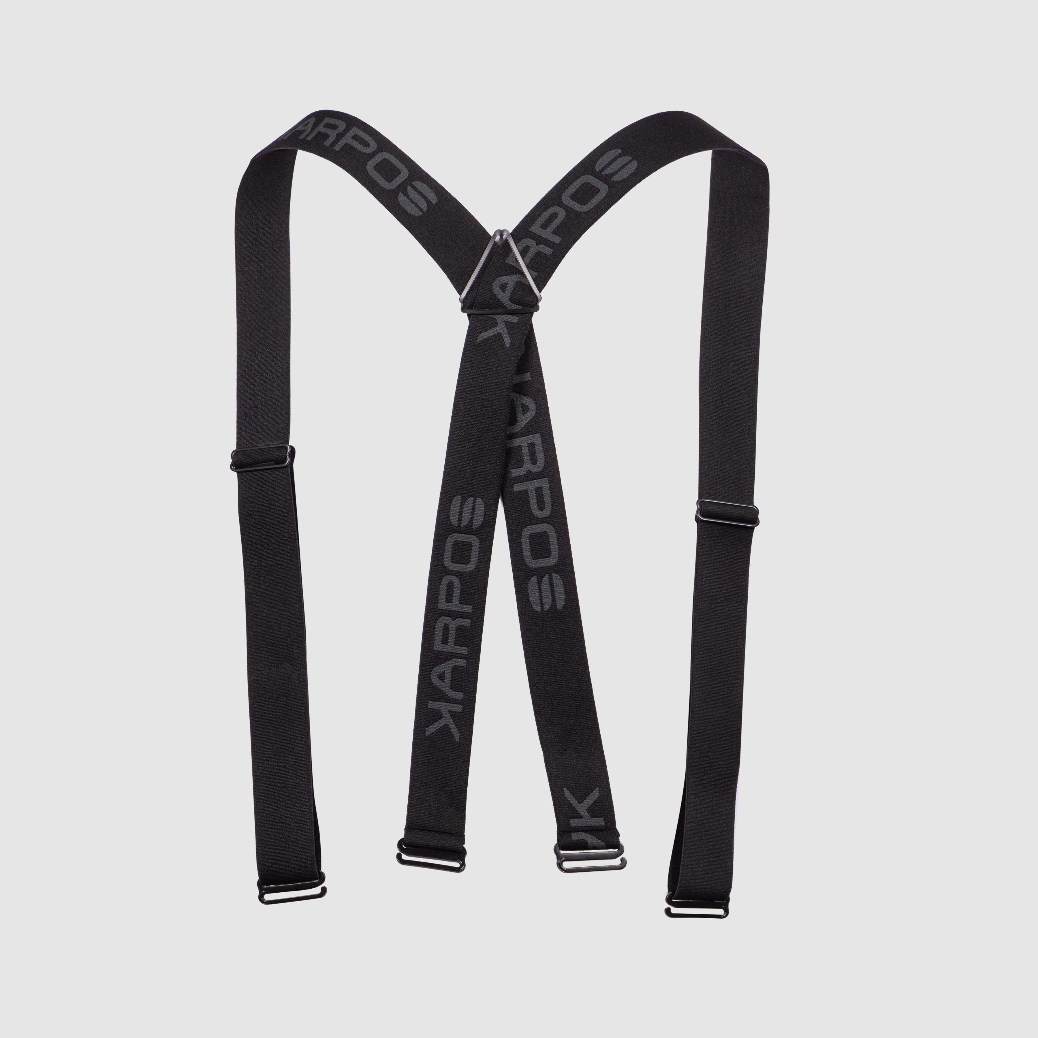 Alpine suspenders - black - karpos