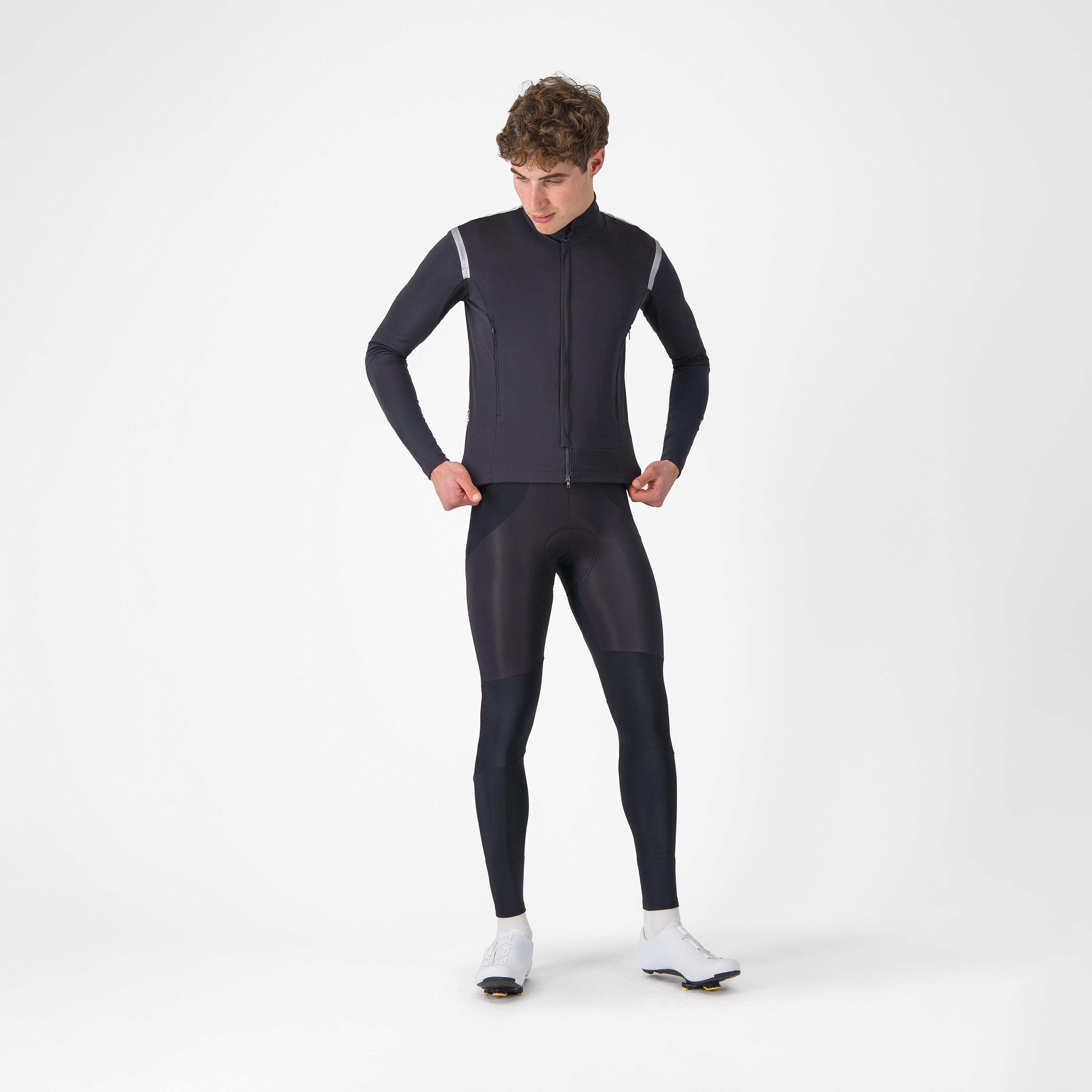 Perfetto ros 3 jacket - light black/silver reflex - castelli