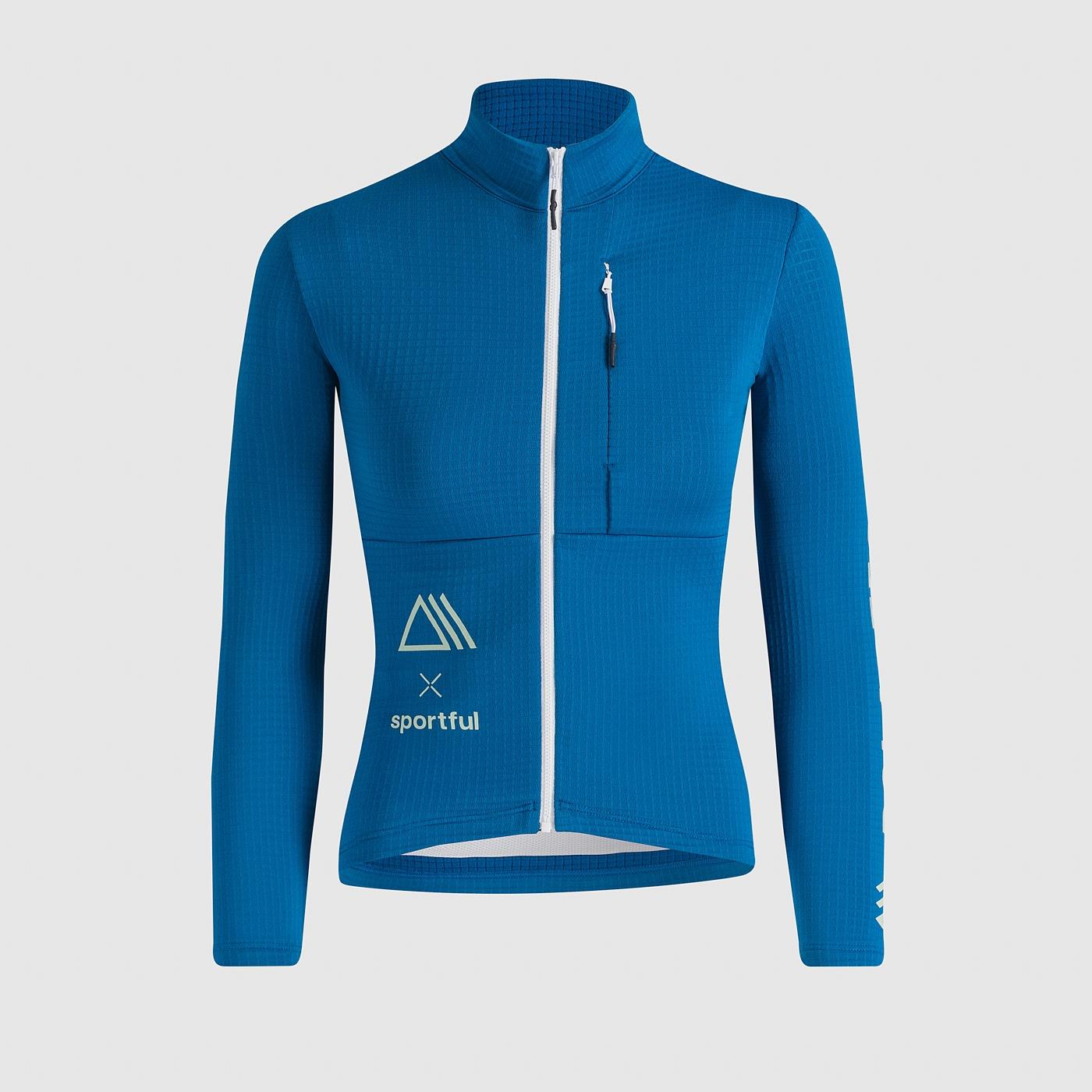 Polartec® x sportful power w jersey - adriatic blue - sportful
