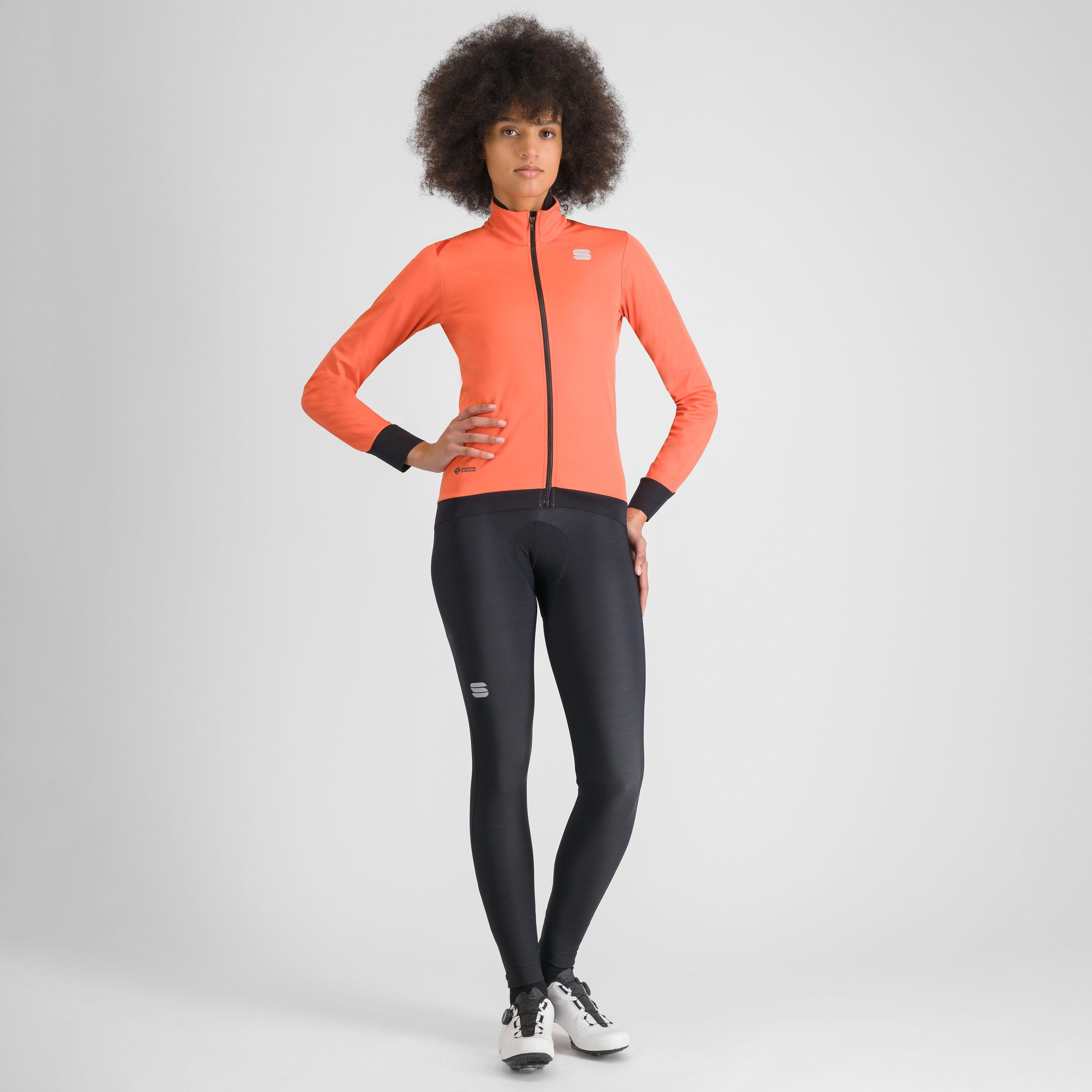 Fiandre  w jacket - pompelmo - sportful