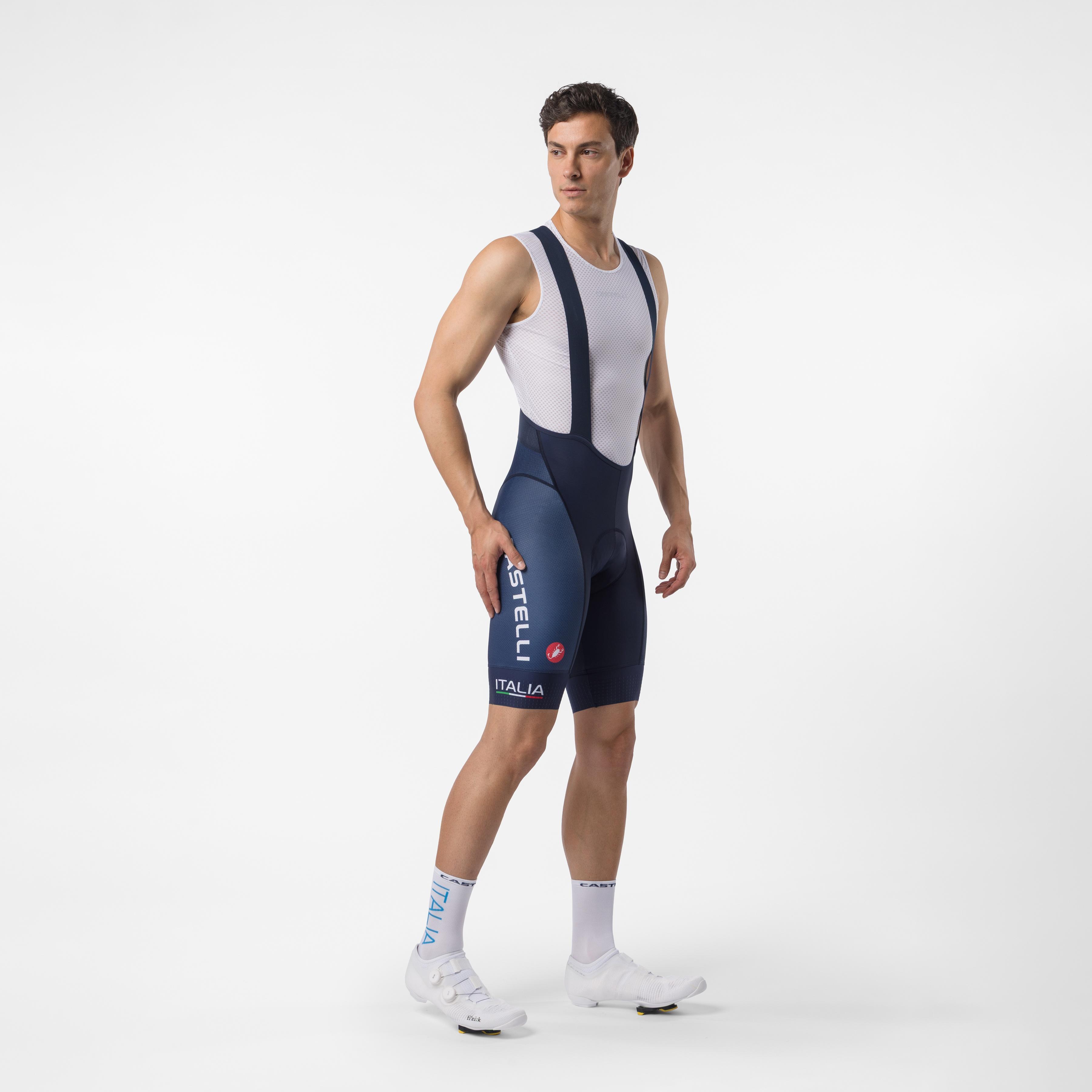 Competizione 2 bibshort - belgian blue - castelli