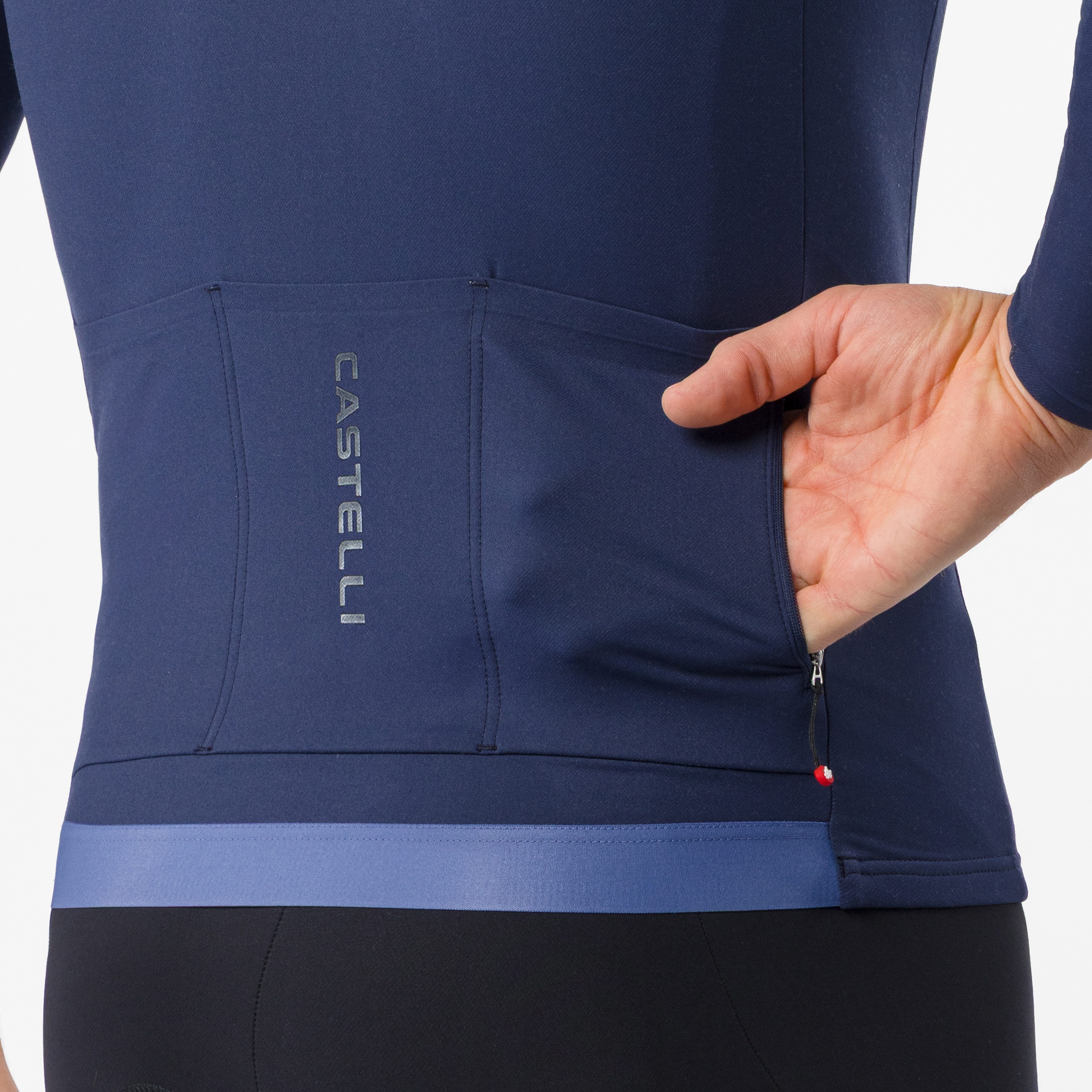 Thermowoven ls jersey - belgian blue - castelli
