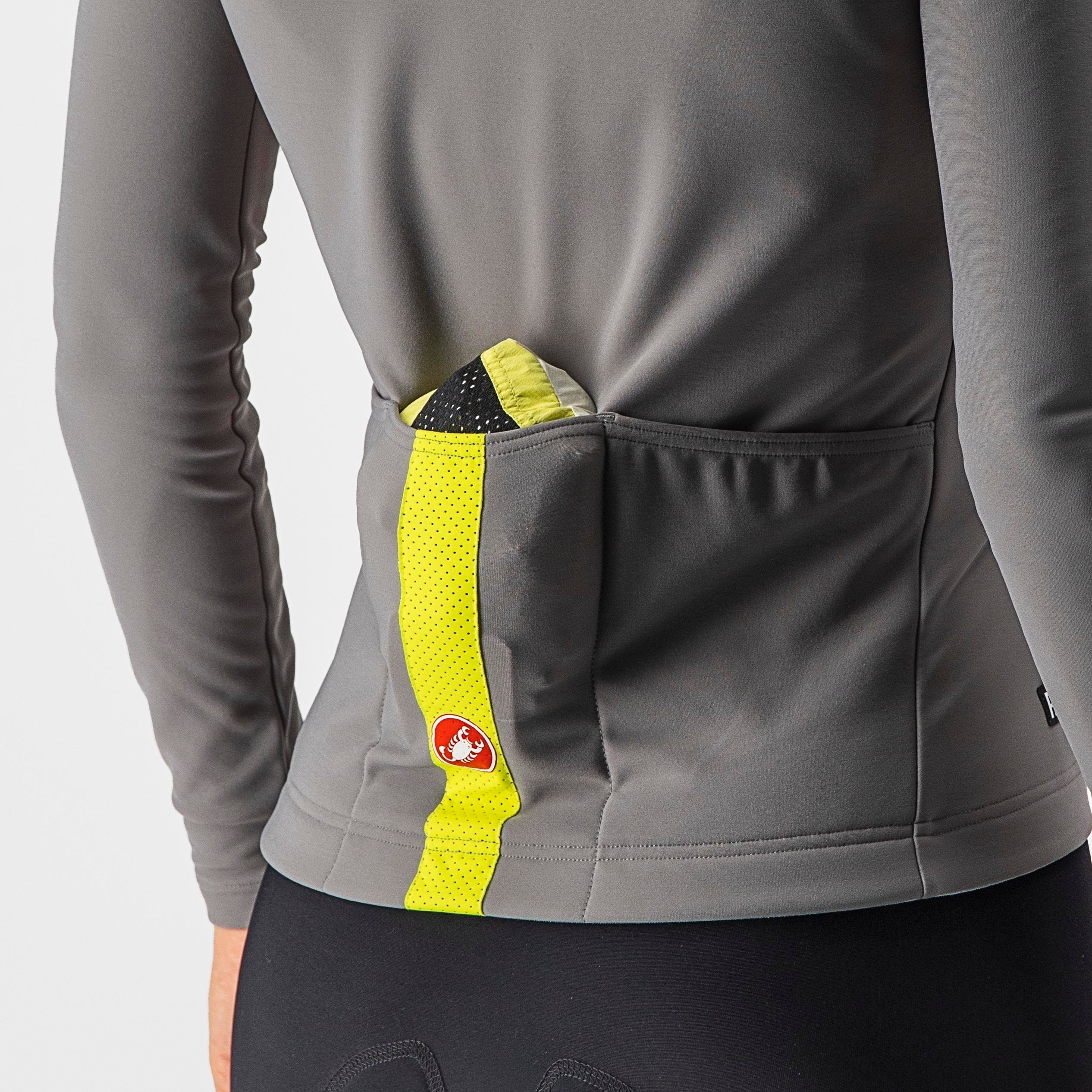 Emergency 2 w rain jacket - brilliant yellow - castelli