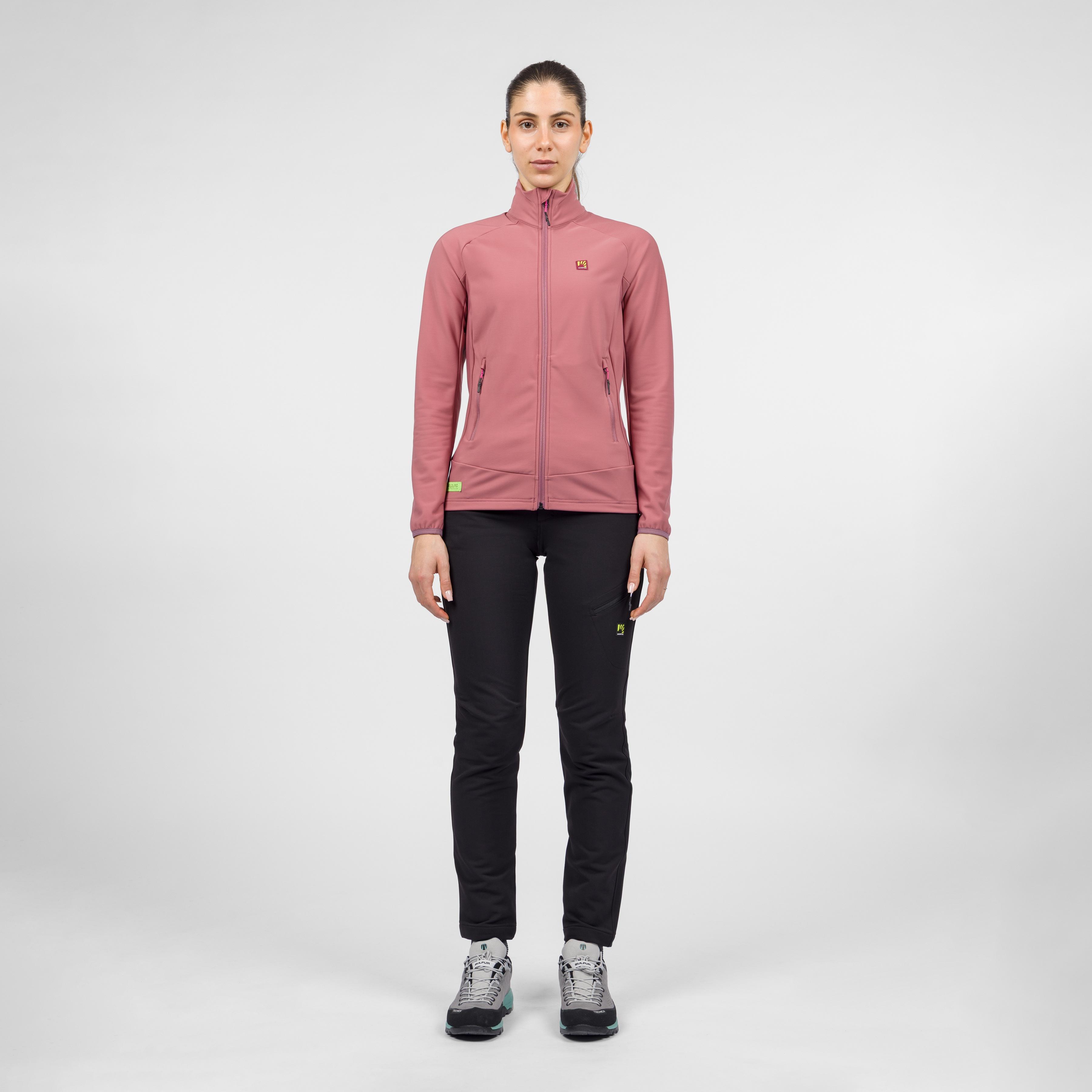 Santino w full zip fleece - deco rose - karpos