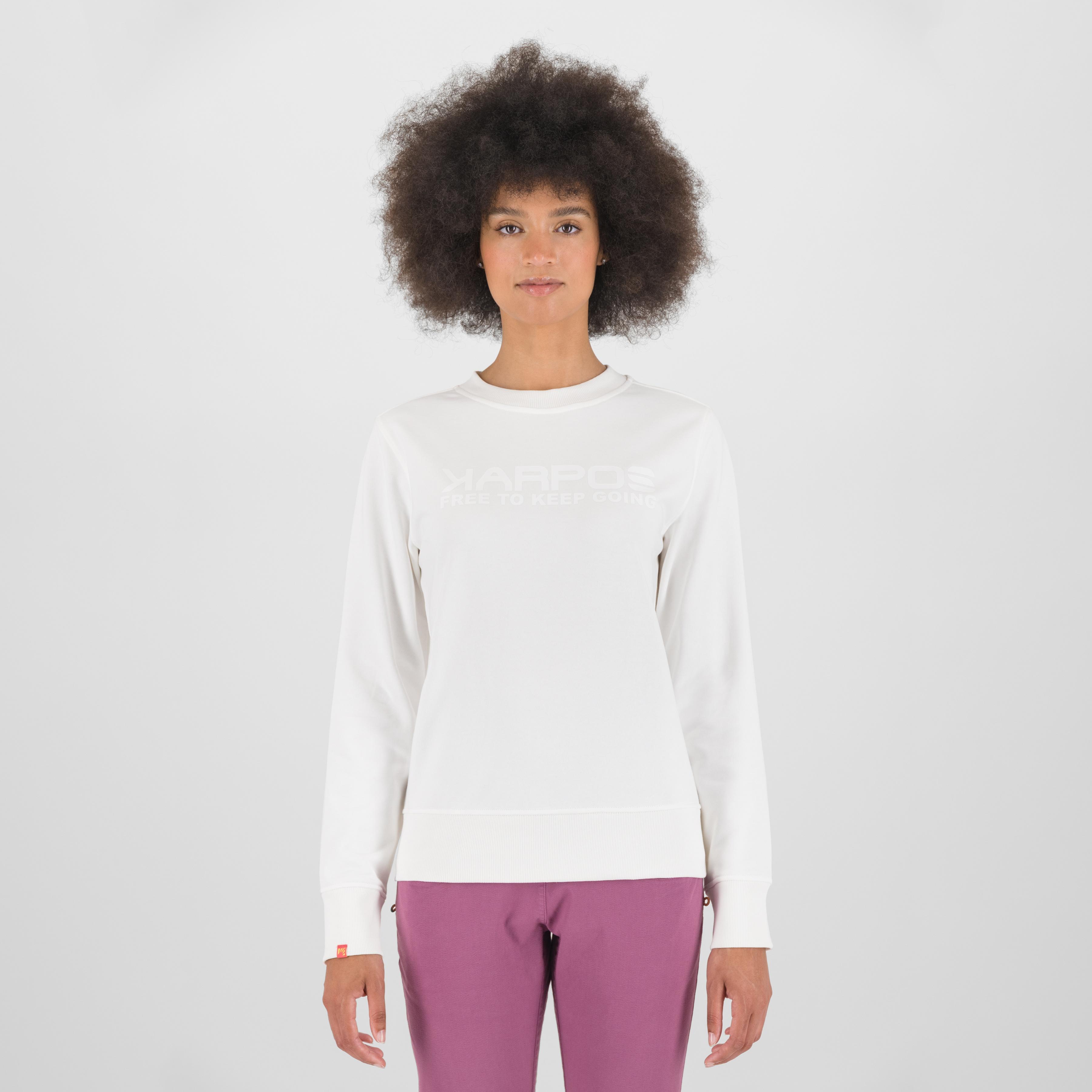 Sparviero w sweatshirt - bright white - karpos