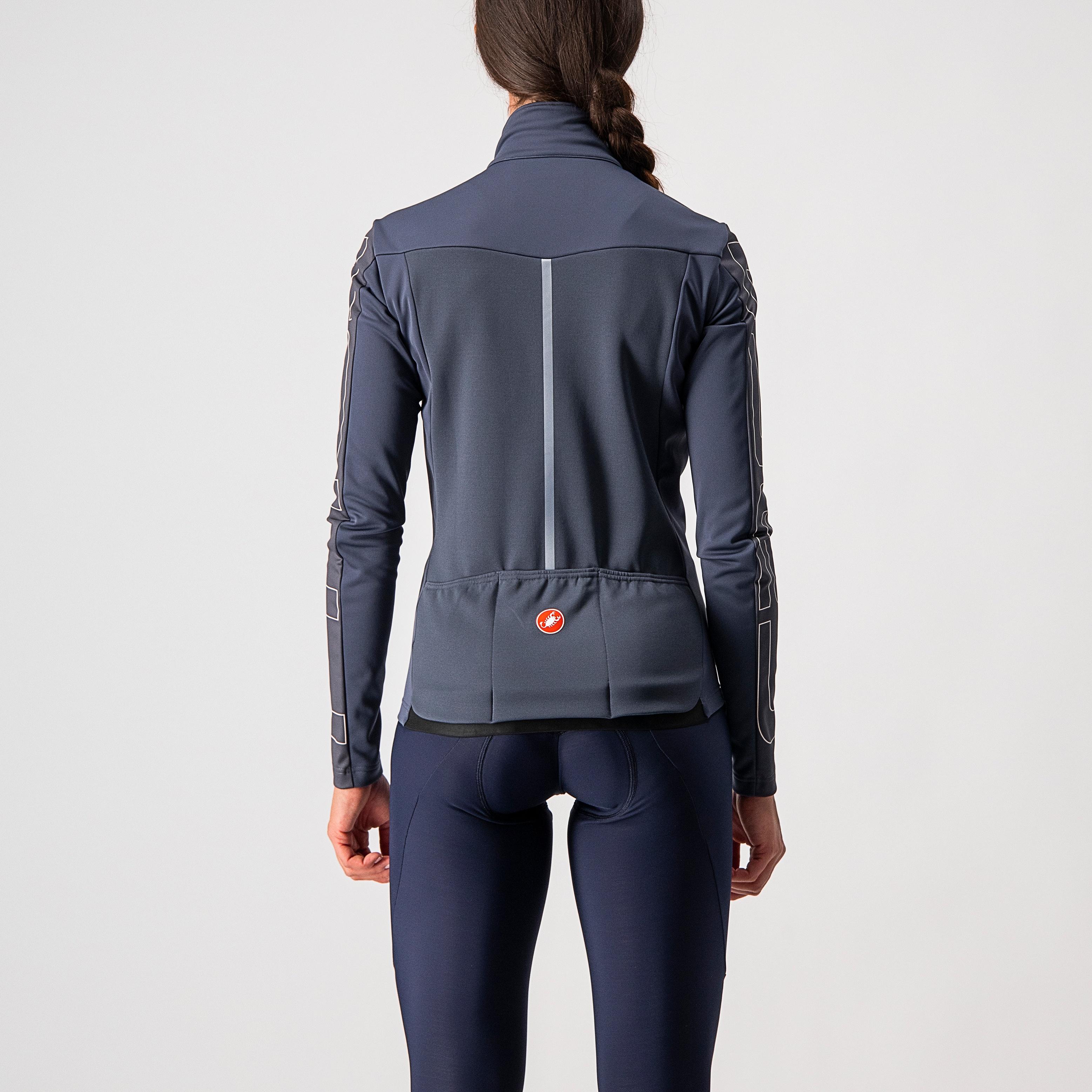 Transition w jacket - dark steel blue/soft pink - castelli