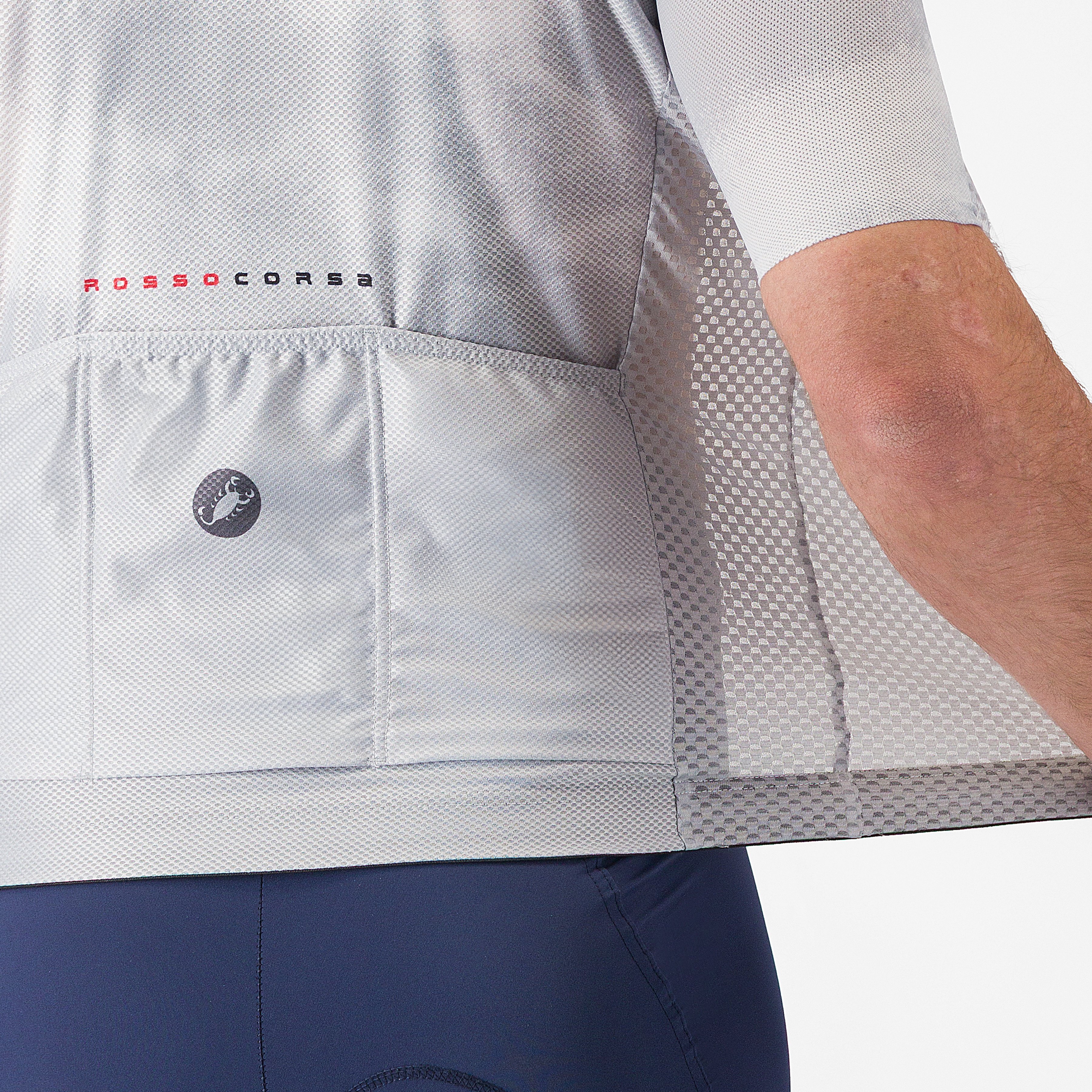 Climber's a/c jersey - silver gray/smoky gray - castelli