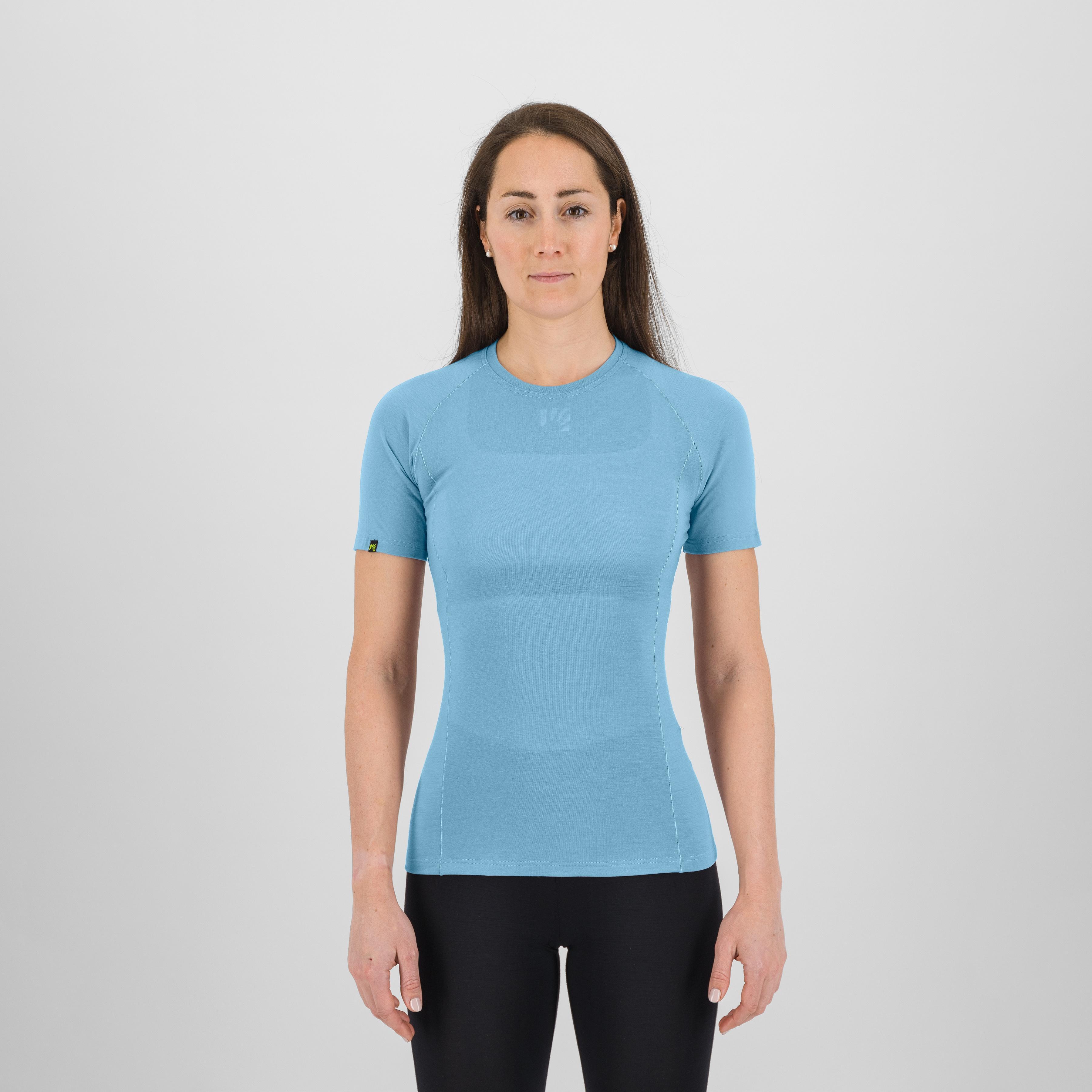 Dinamico merino 130 w t-shirt - sky blue - karpos
