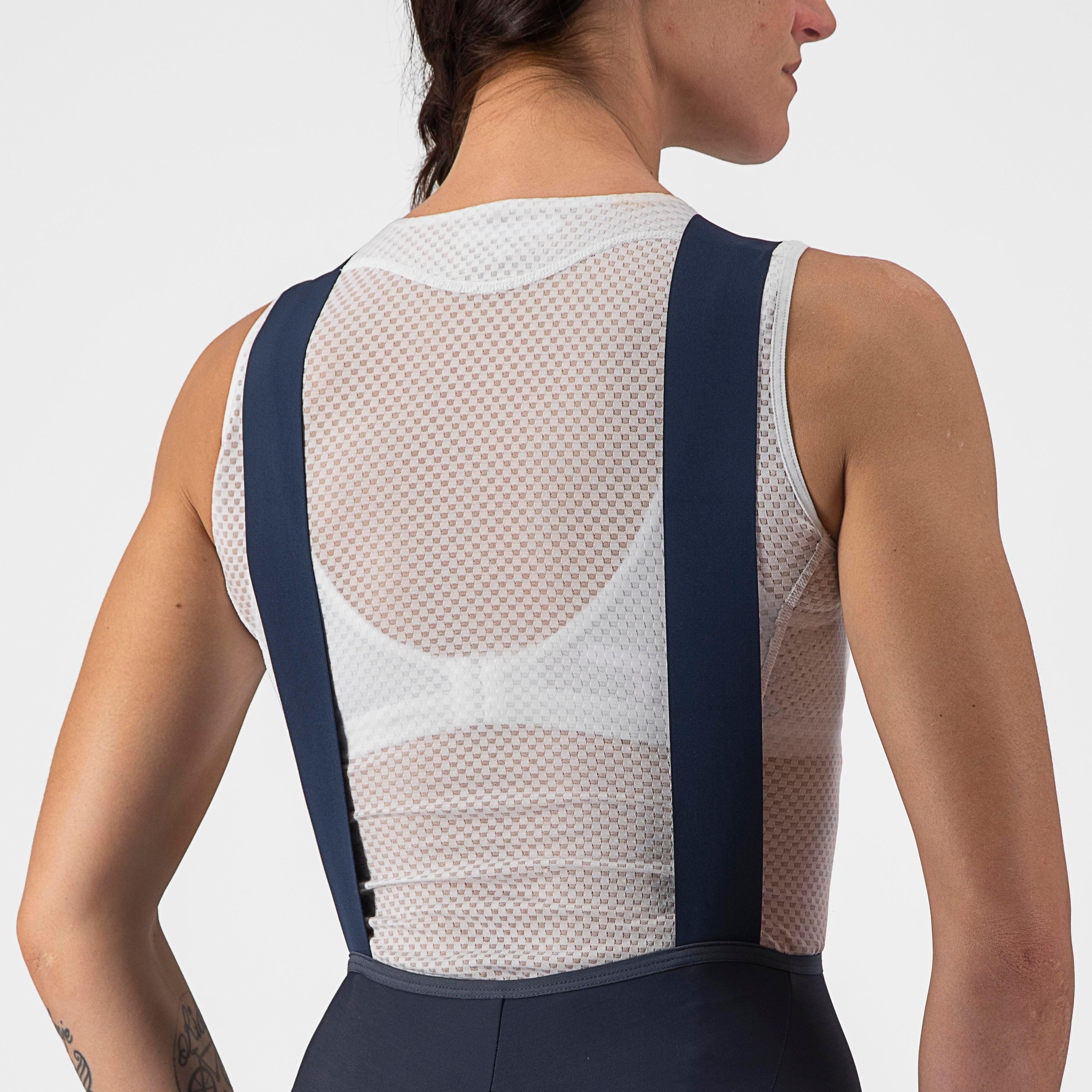 Velocissima dt bibtight - savile blue/silver-silver refl - castelli