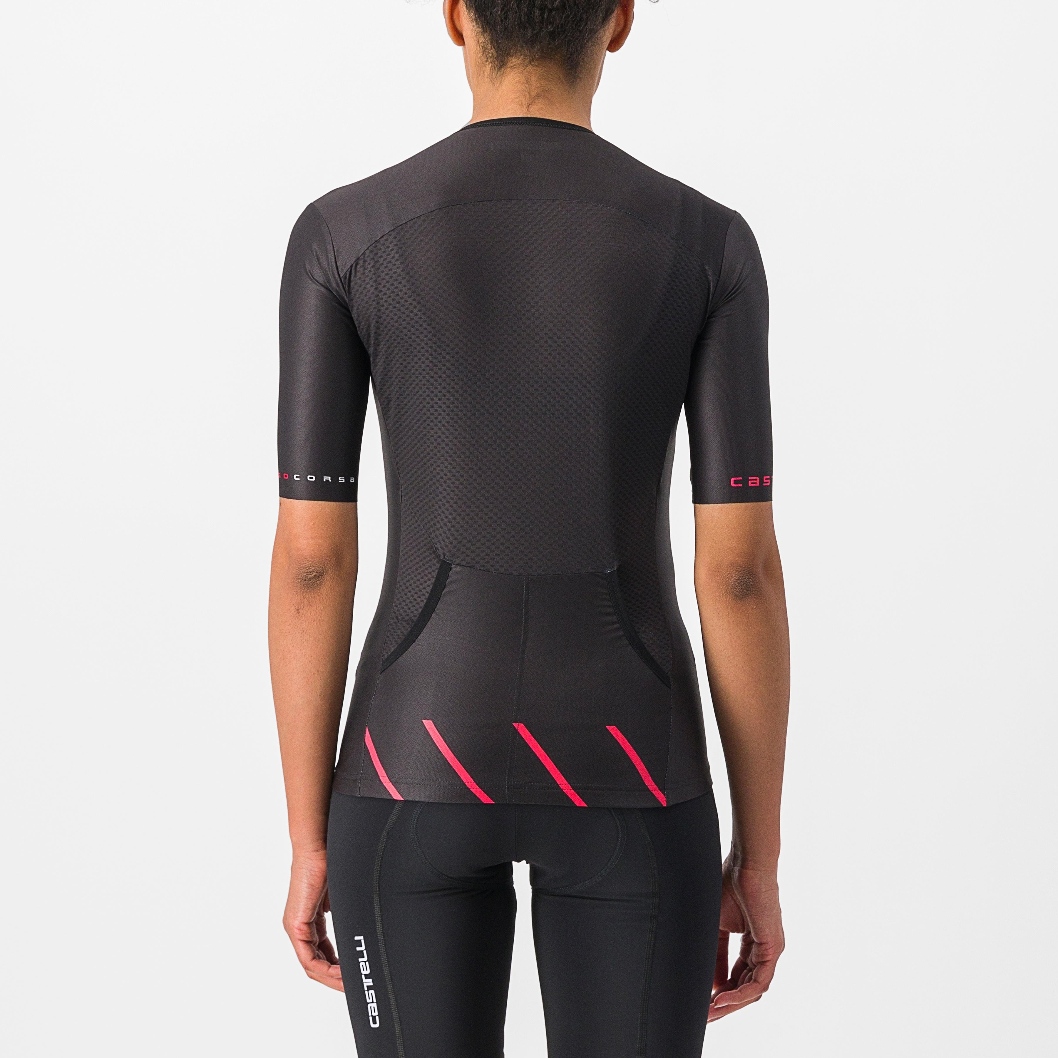 Free speed 2 w race top - black/hibiscus - castelli