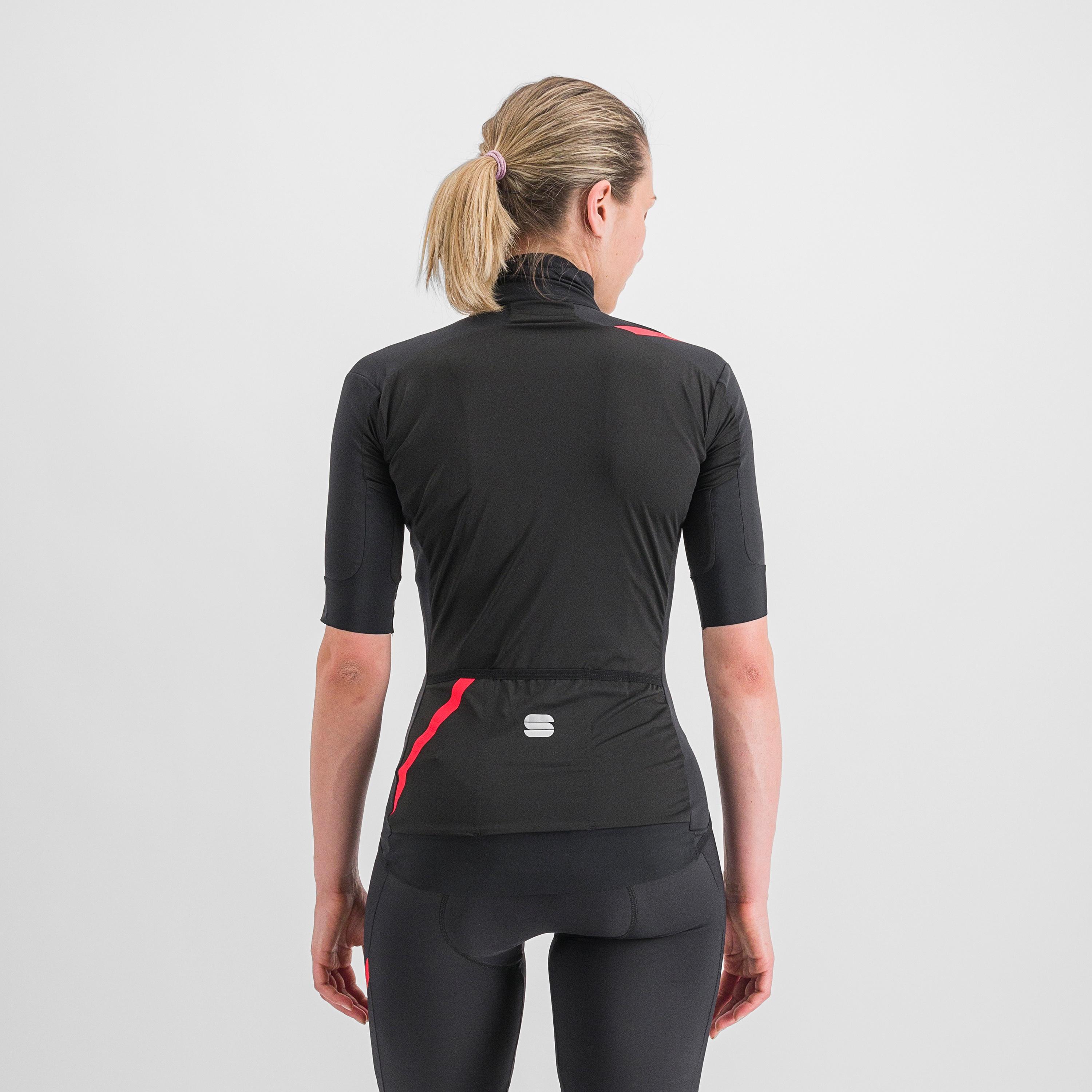 Fiandre light norain w jacket ss - black - sportful