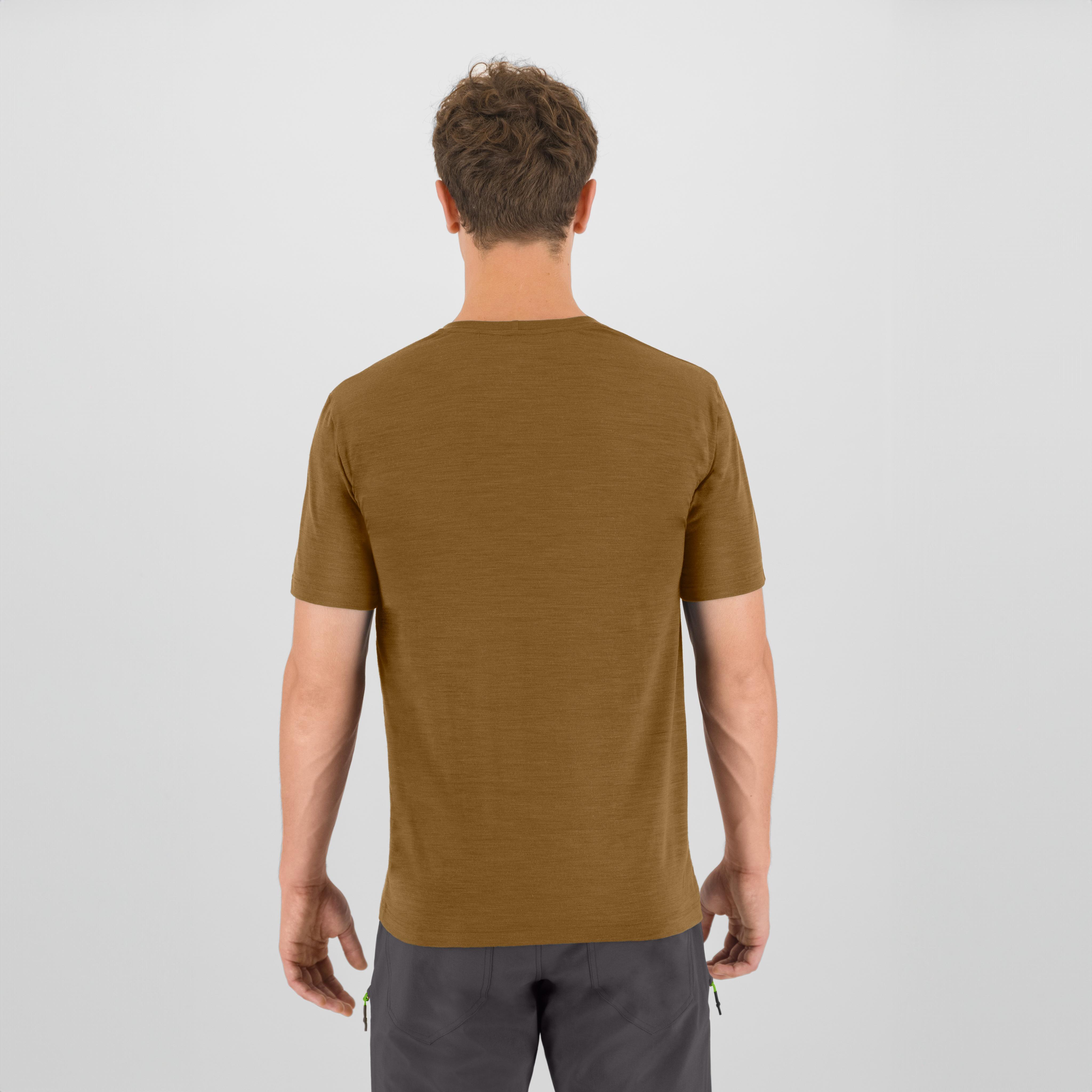 Gusela merino t-shirt - bronze - karpos