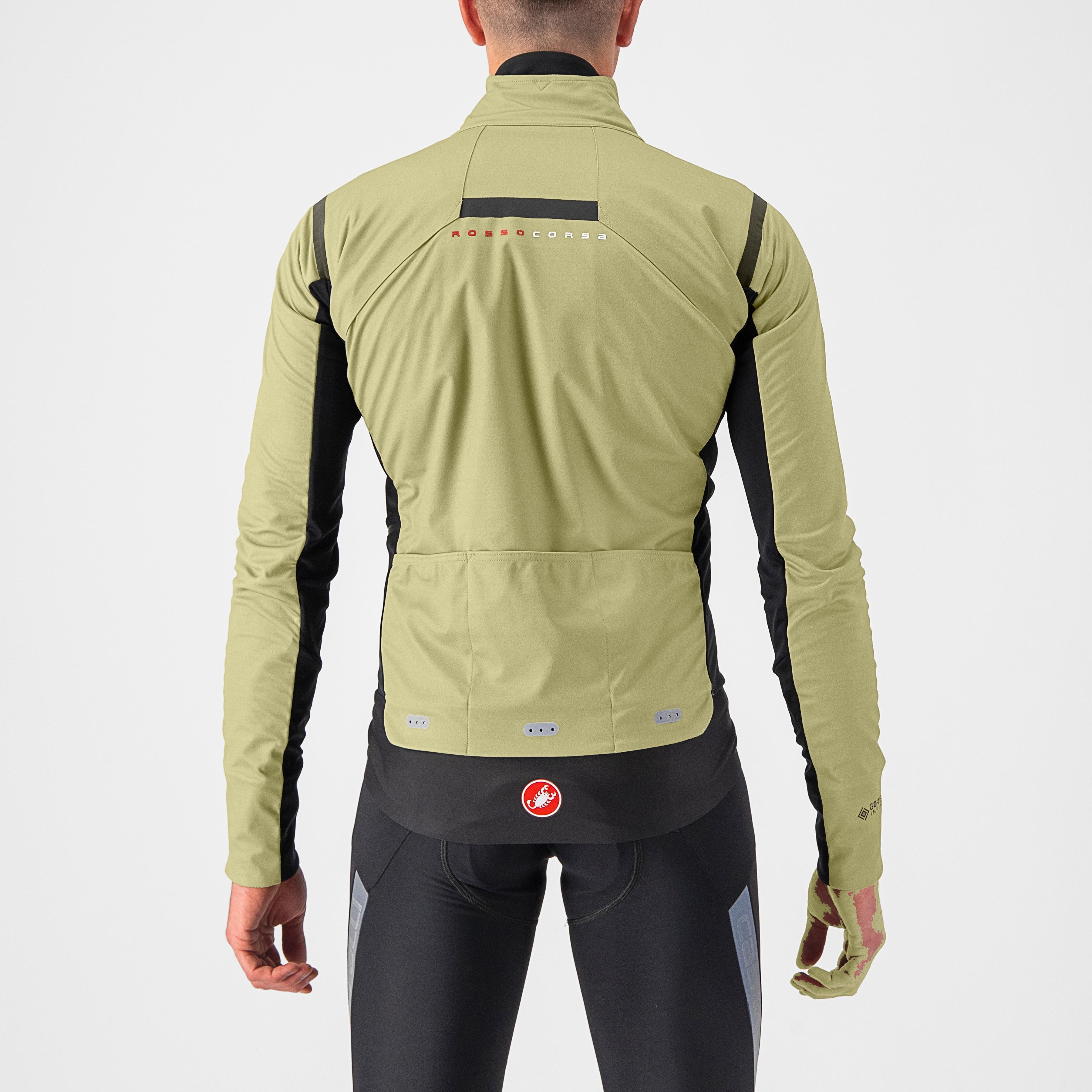 Alpha ros 2 jacket - green tea/military green-milit - castelli
