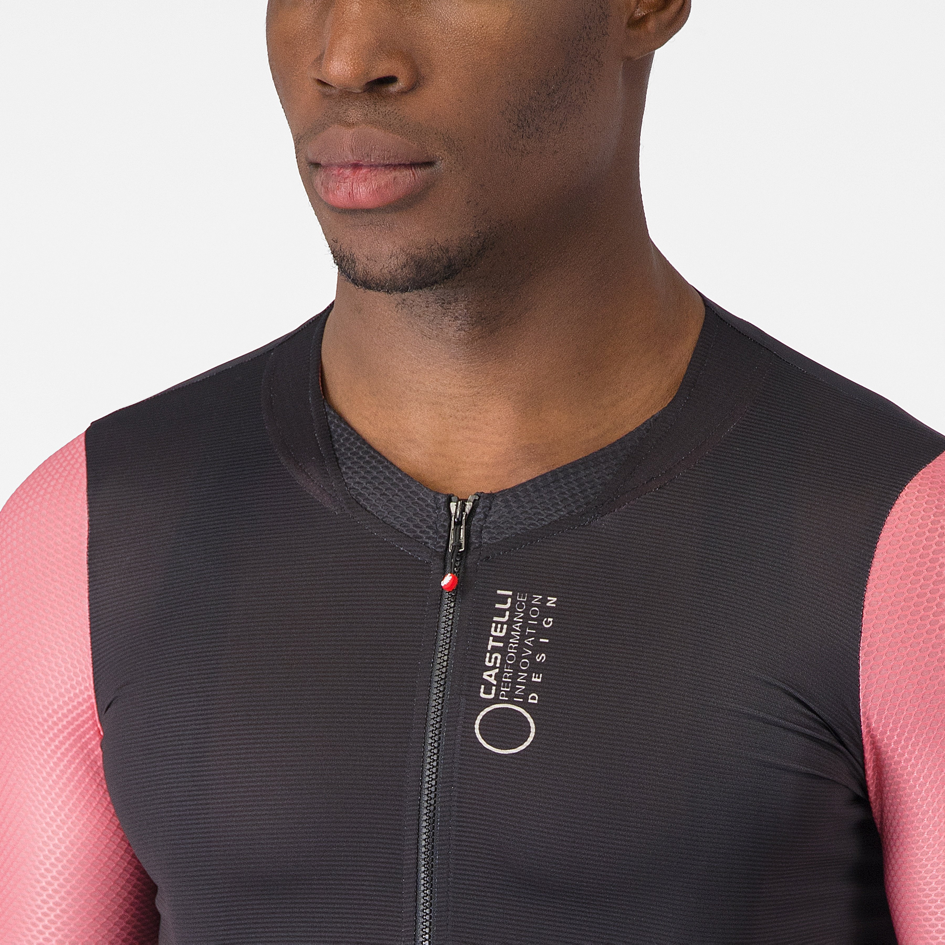 Corretto ls jersey - black/rosa giro-silver moon - castelli