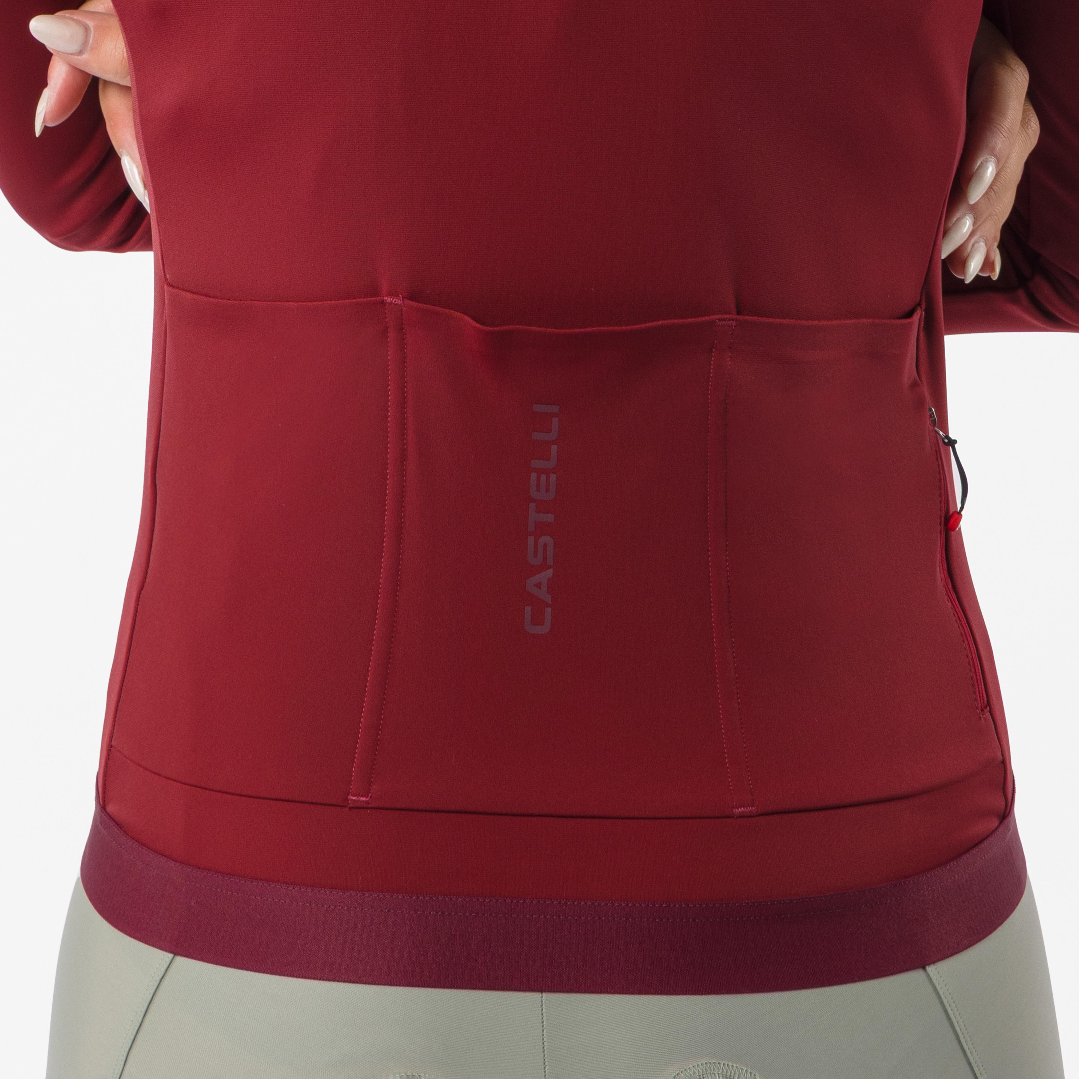 Espresso thermal 2 w jersey - garnet - castelli