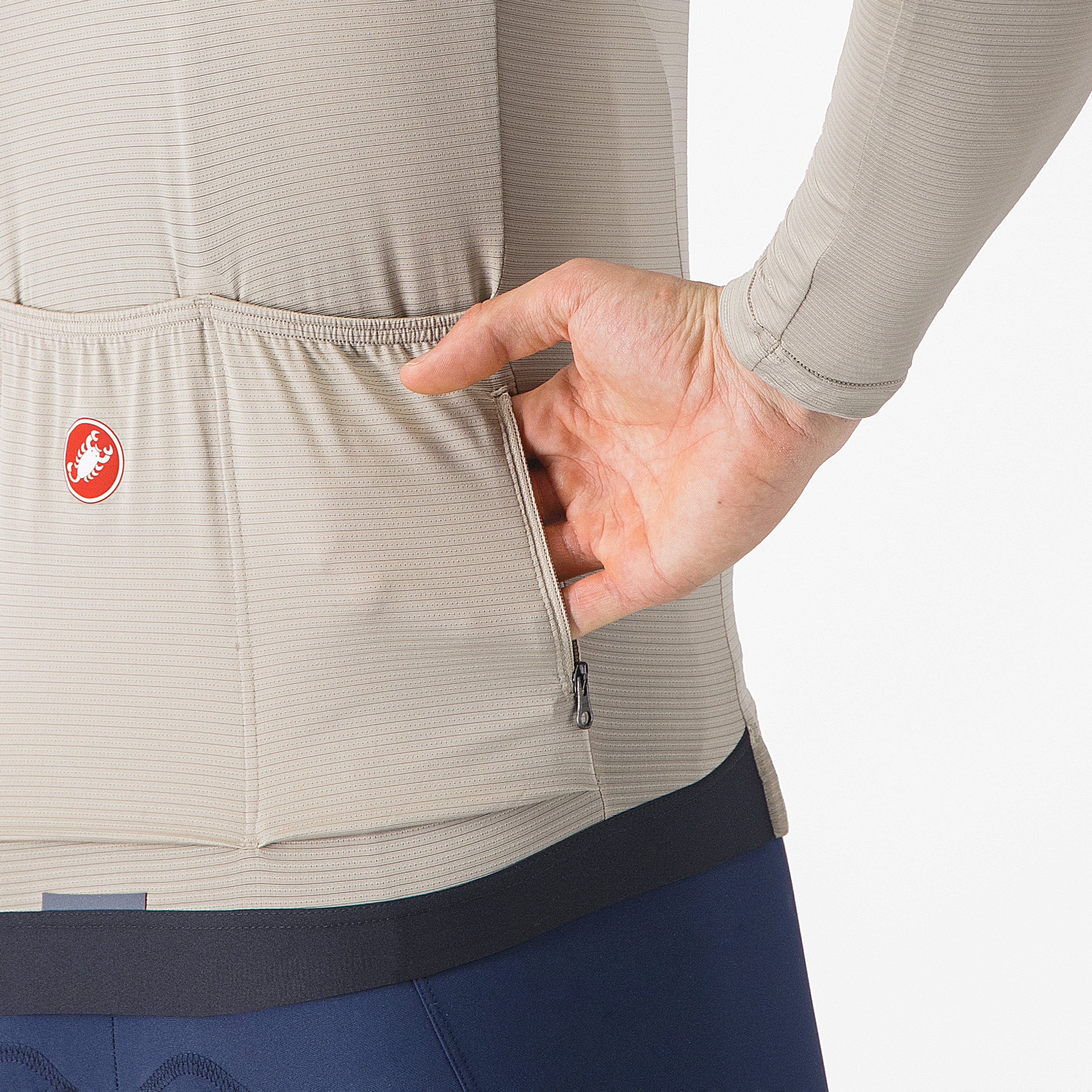 Espresso ls jersey - clay/black - castelli