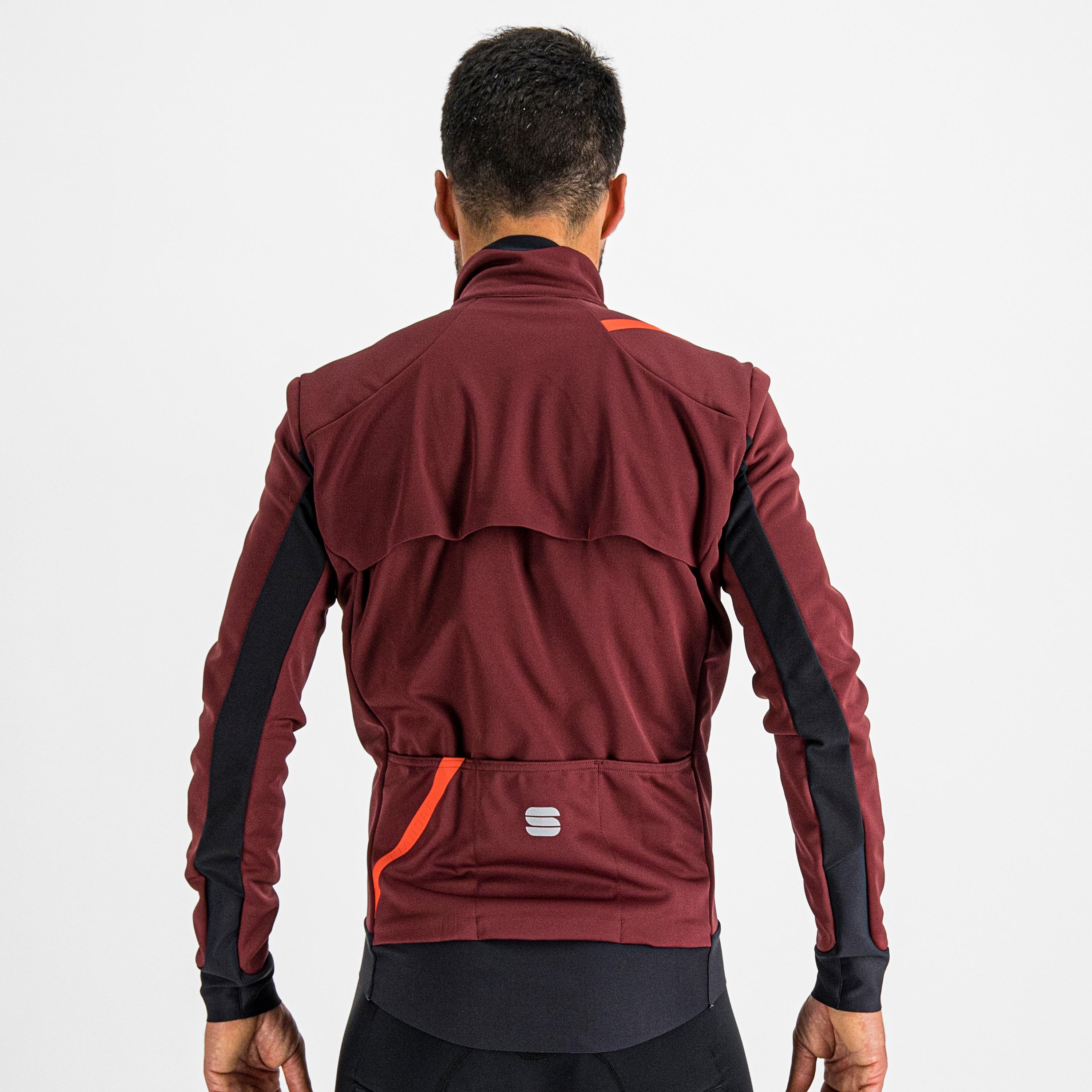 Fiandre warm jacket - red wine - sportful