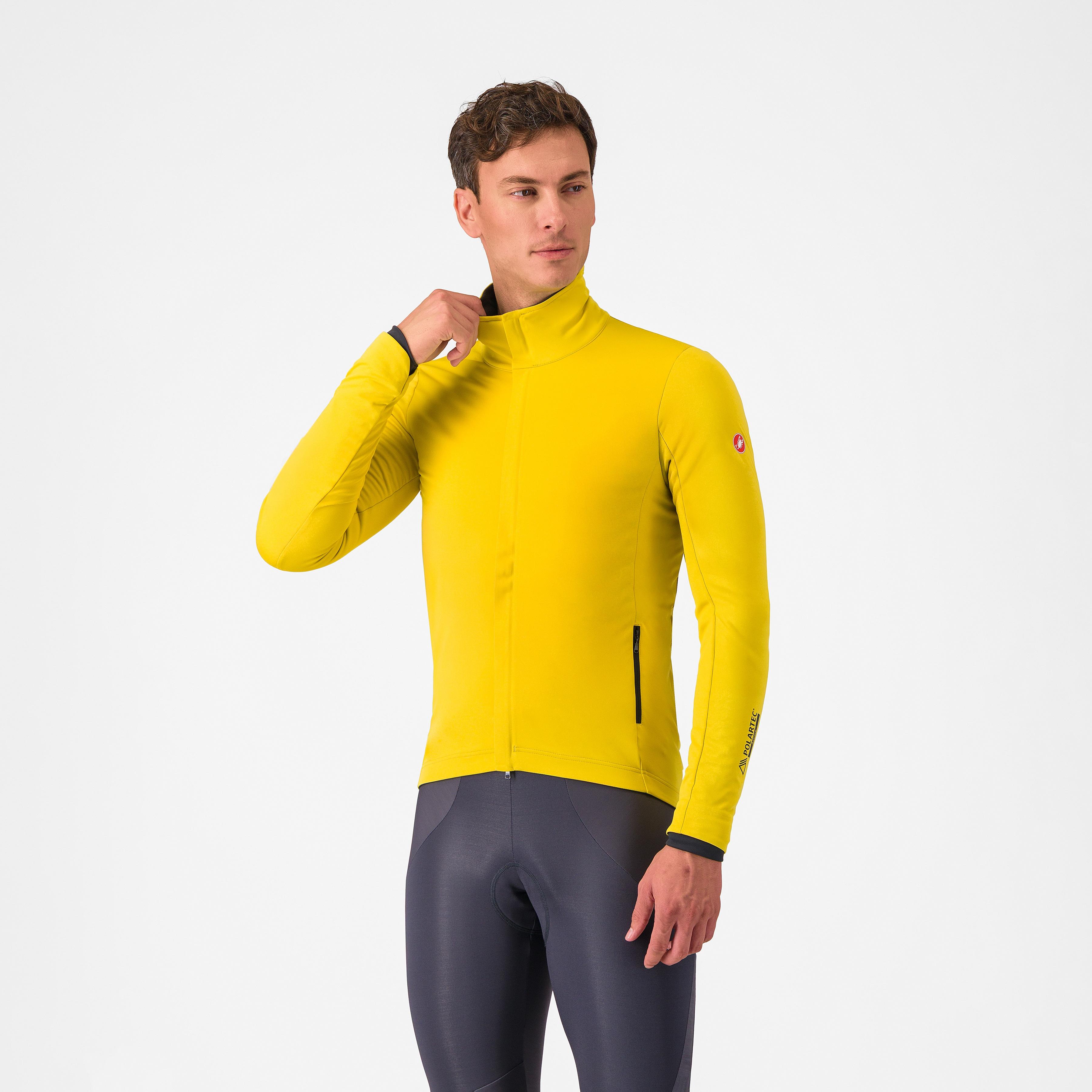 Alpha 150 jacket - mango mojito/black - castelli