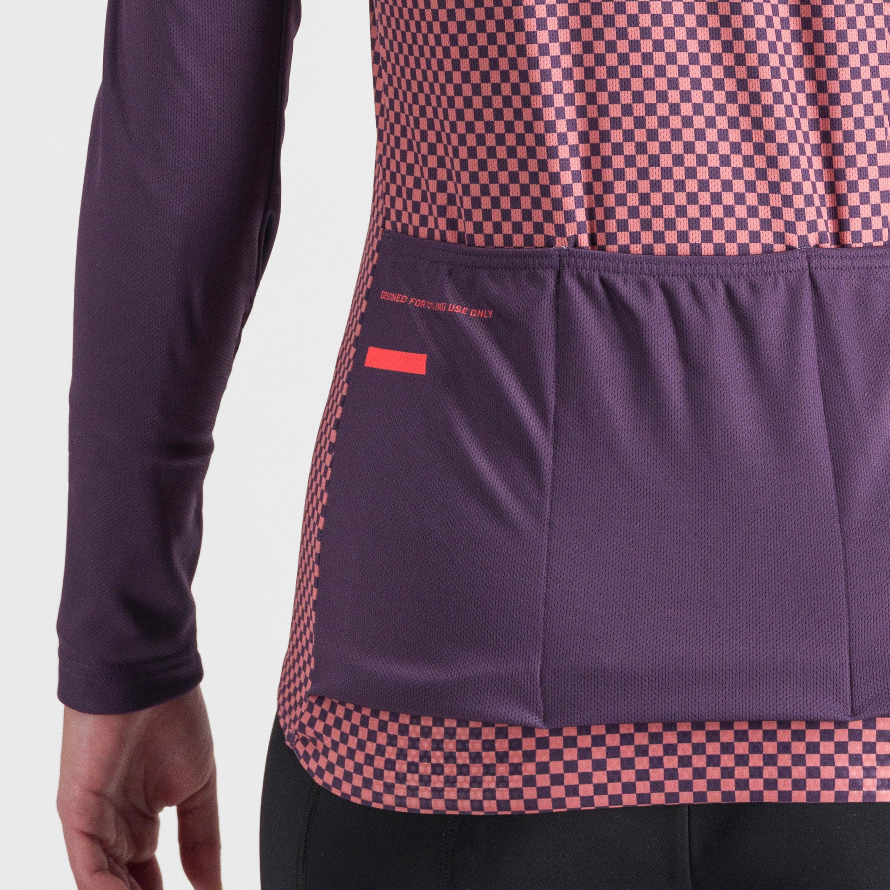 Checkmate w thermal jersey - nightshade dusty red - sportful