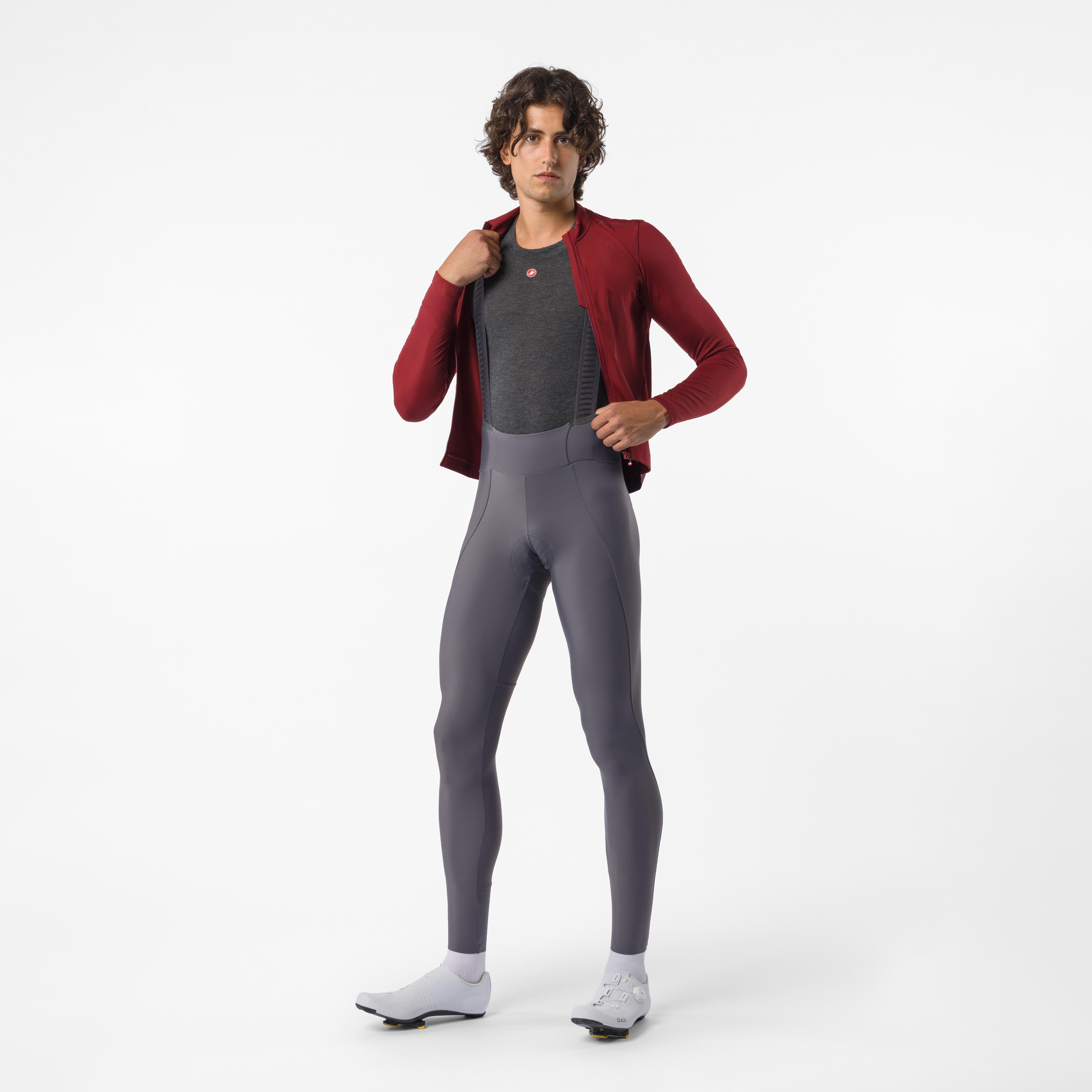 Espresso 2 bibtight - smoky gray - castelli