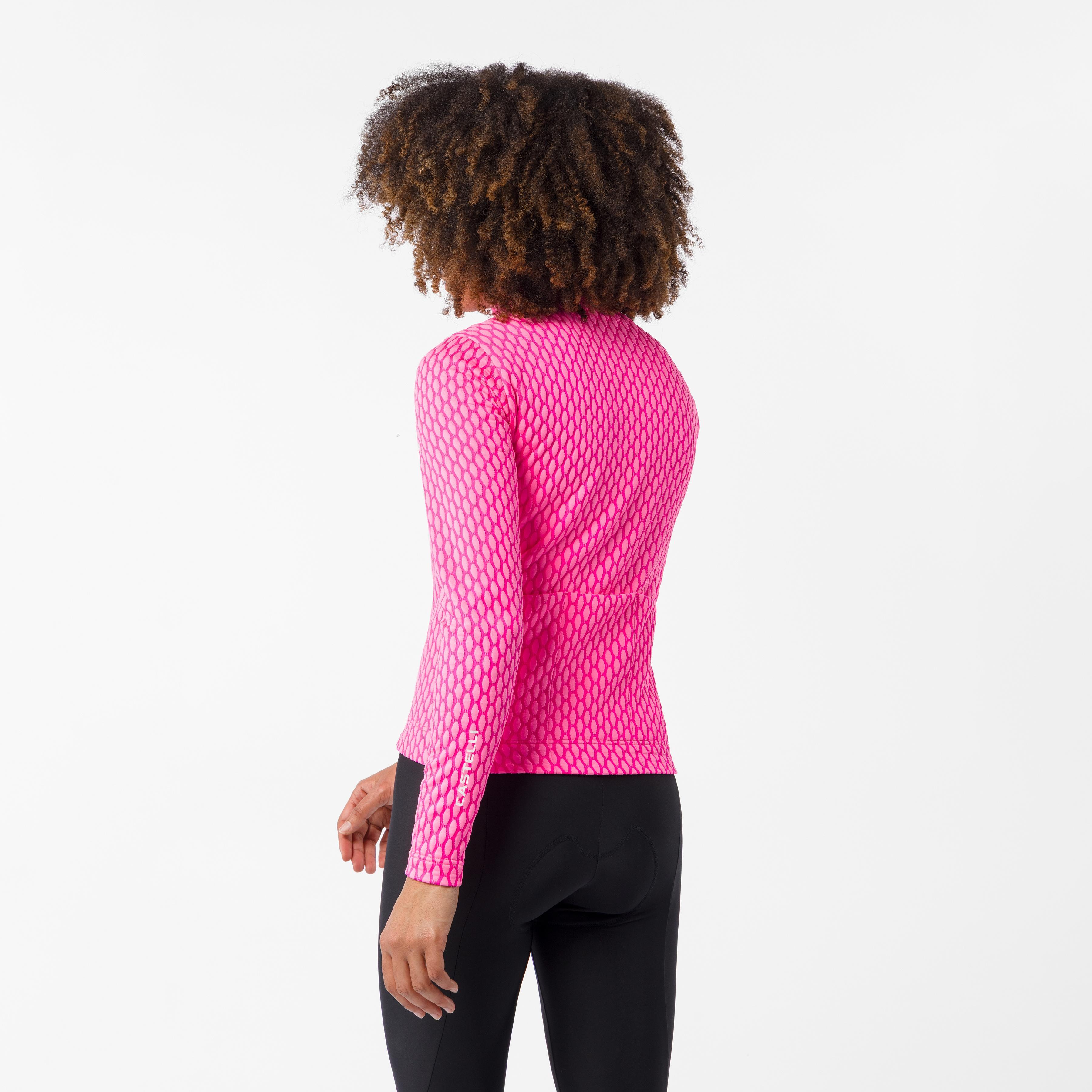 Ventra thermal jersey - pink fluo - castelli