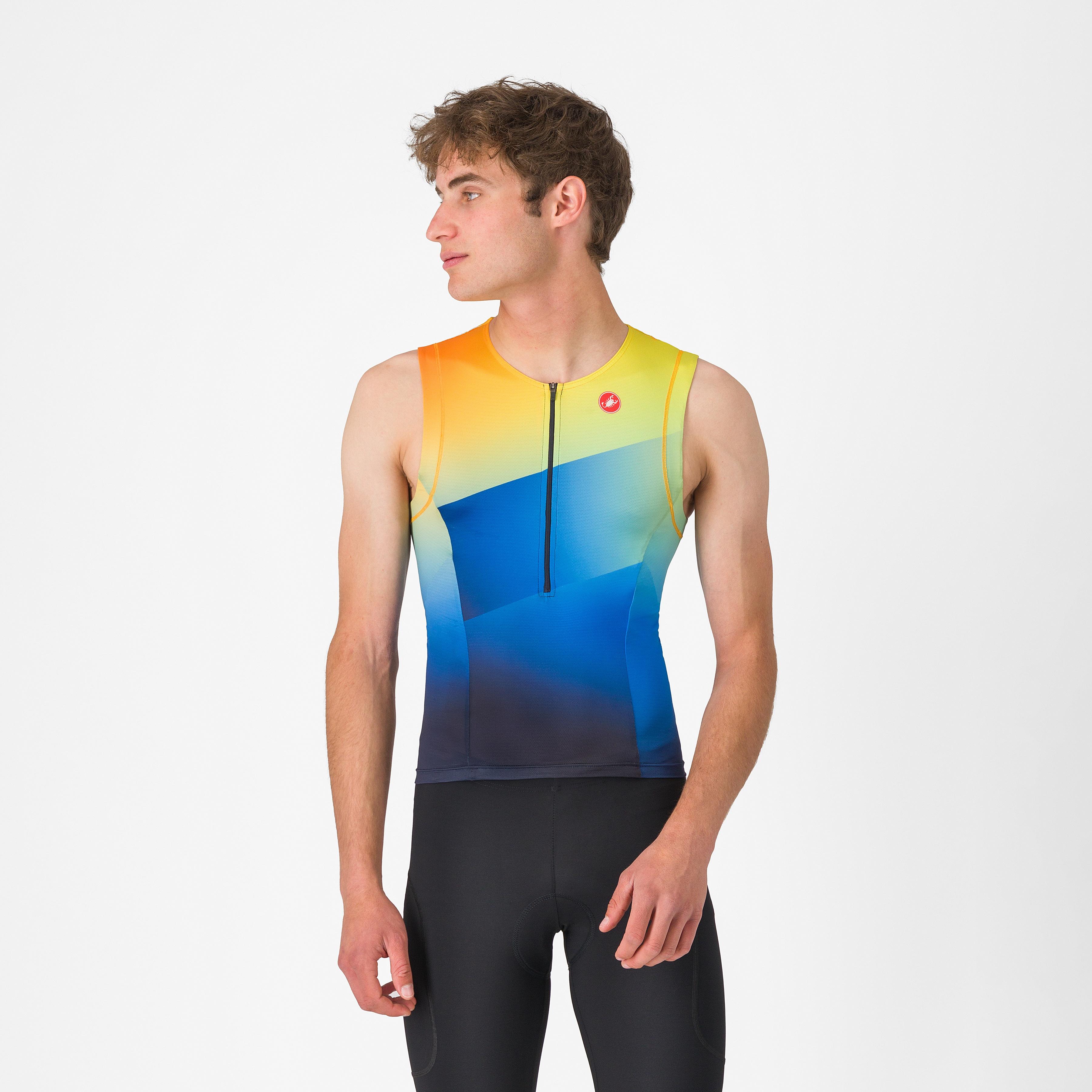 Free speed 3 top - belgian blue/multicolor vivid - castelli
