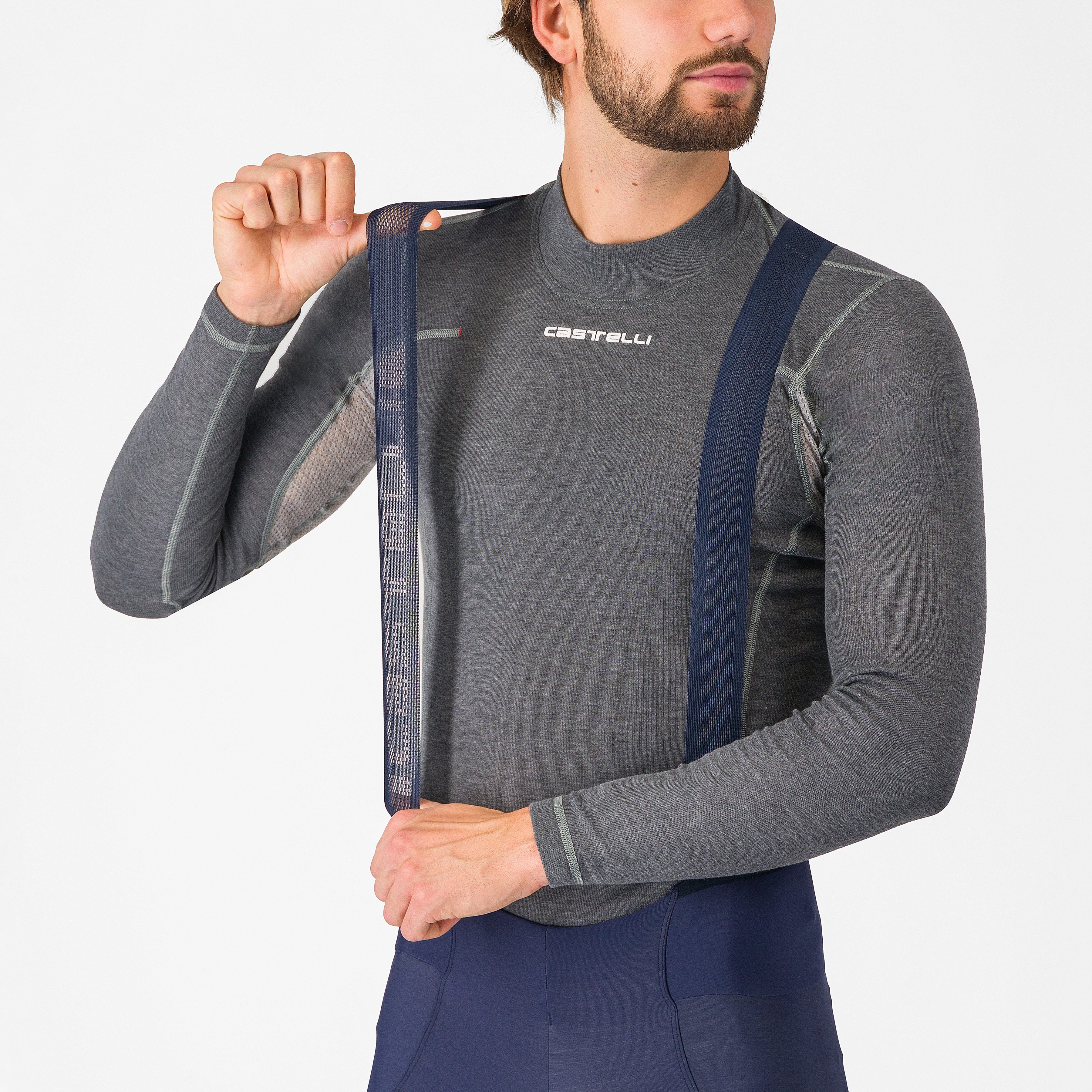 Espresso bibtight - belgian blue - castelli