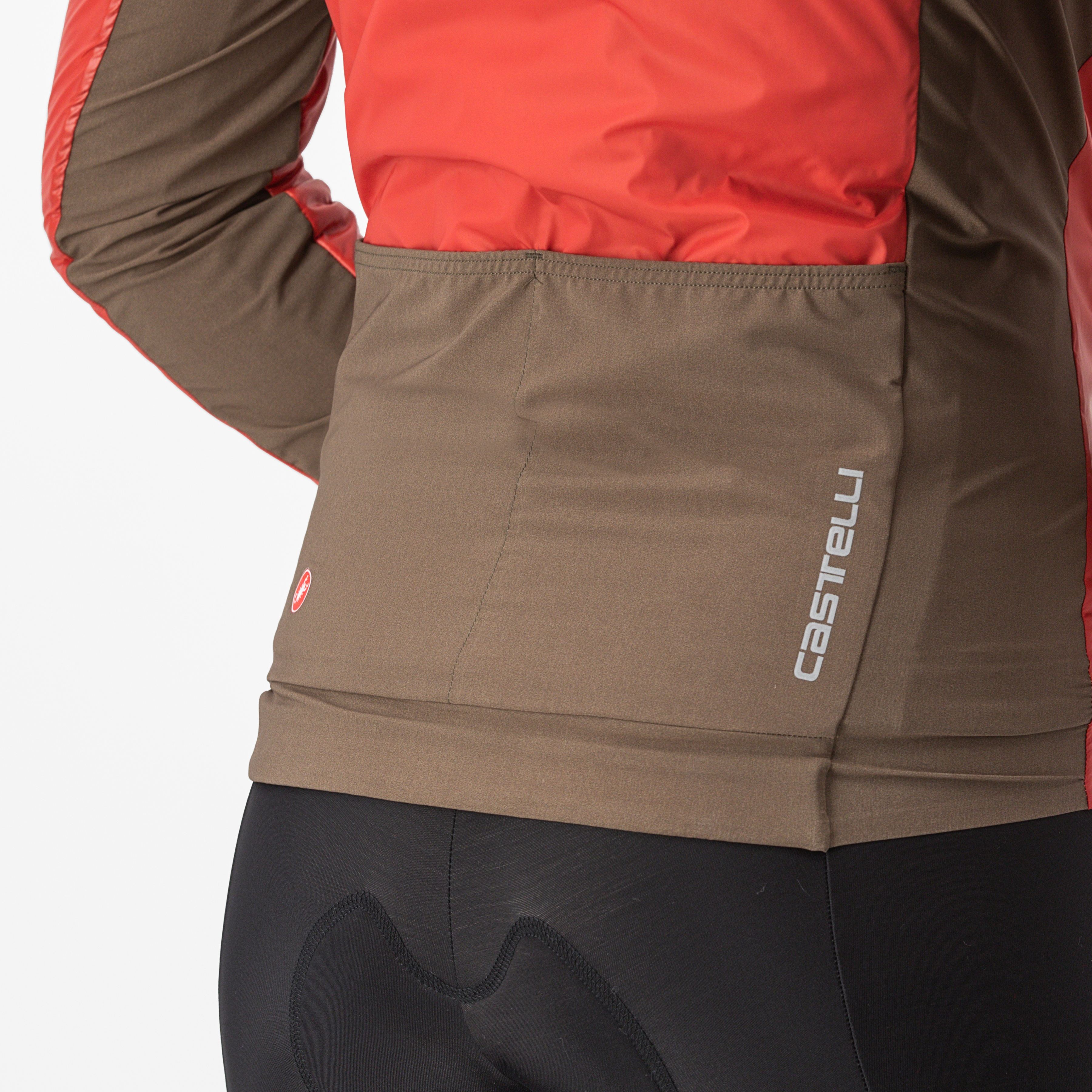 Unlimited 2 w puffy jacket - mineral red/silver gray - castelli