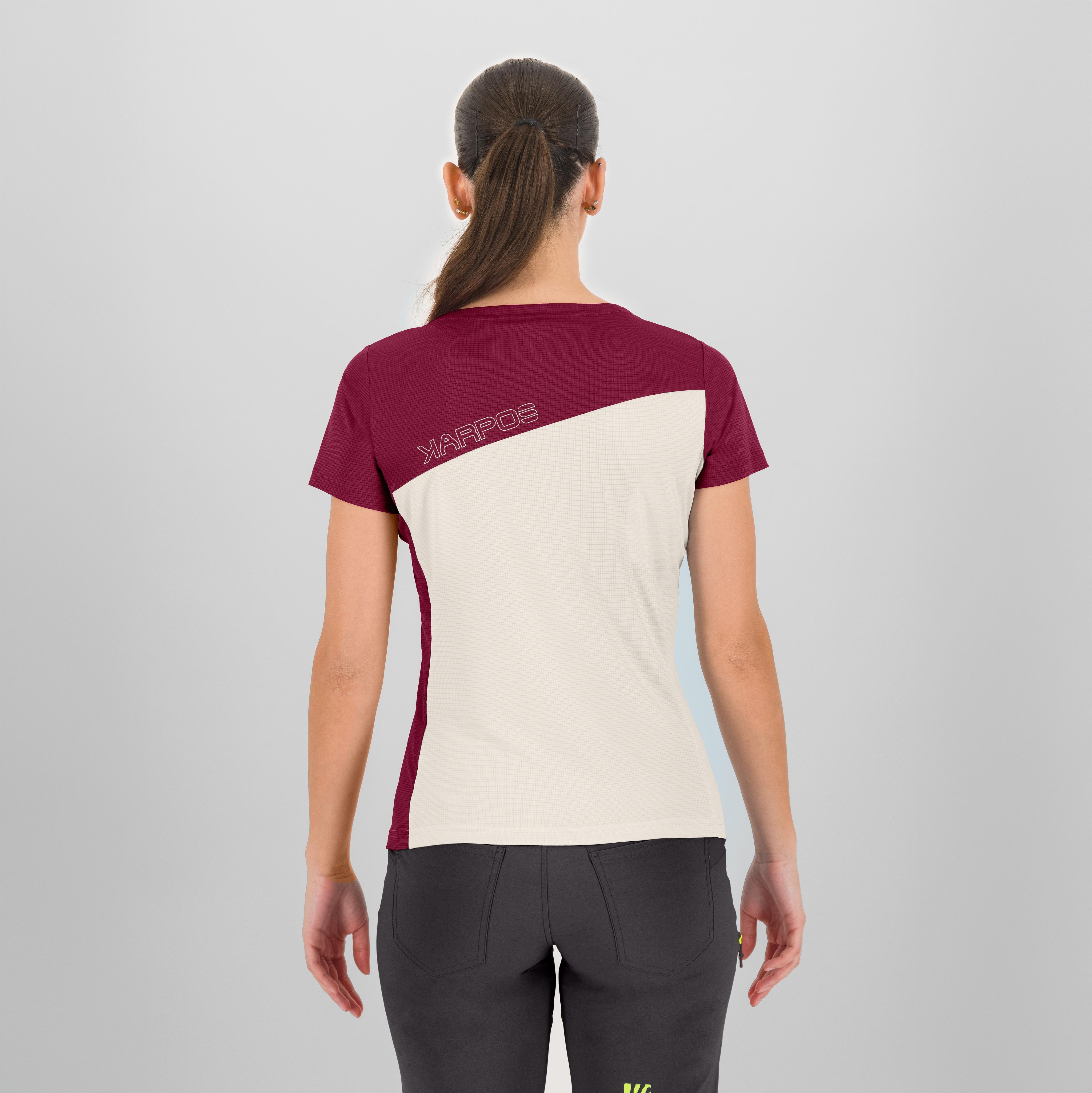 Averau w jersey - pristine/beet red - karpos