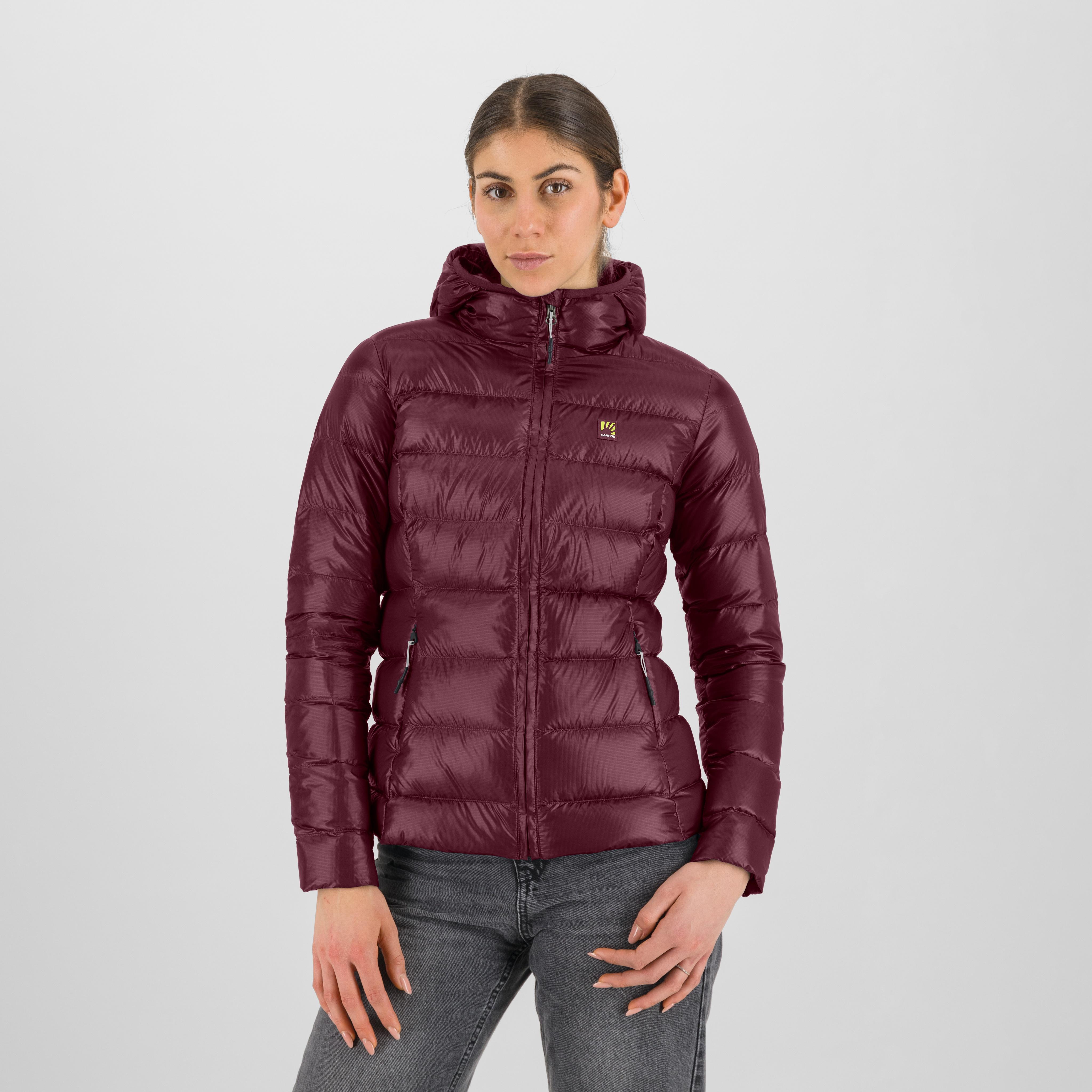 Philipp flamm w hoodie jacket. - crimson - karpos