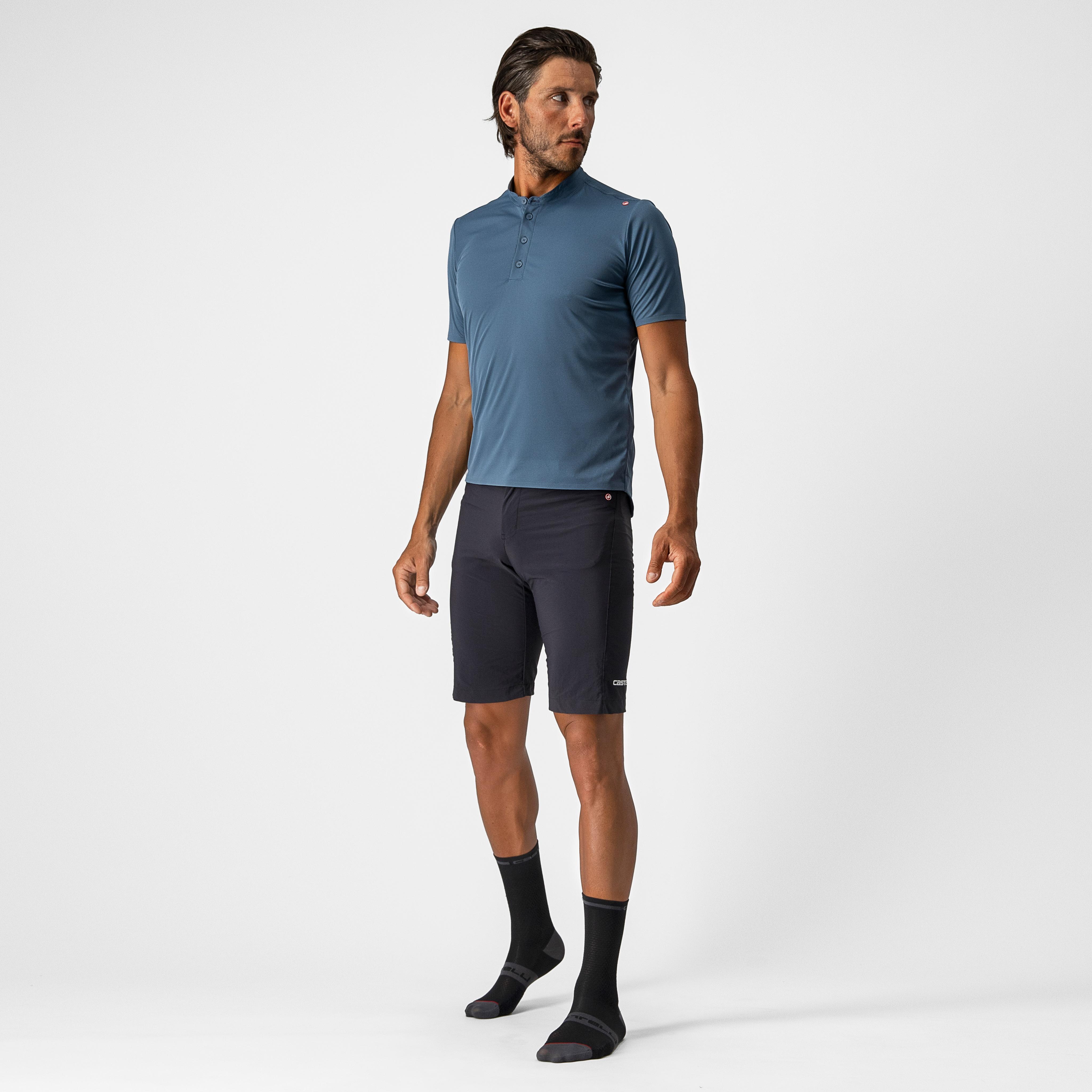 Tech 2 polo - light steel blue - castelli