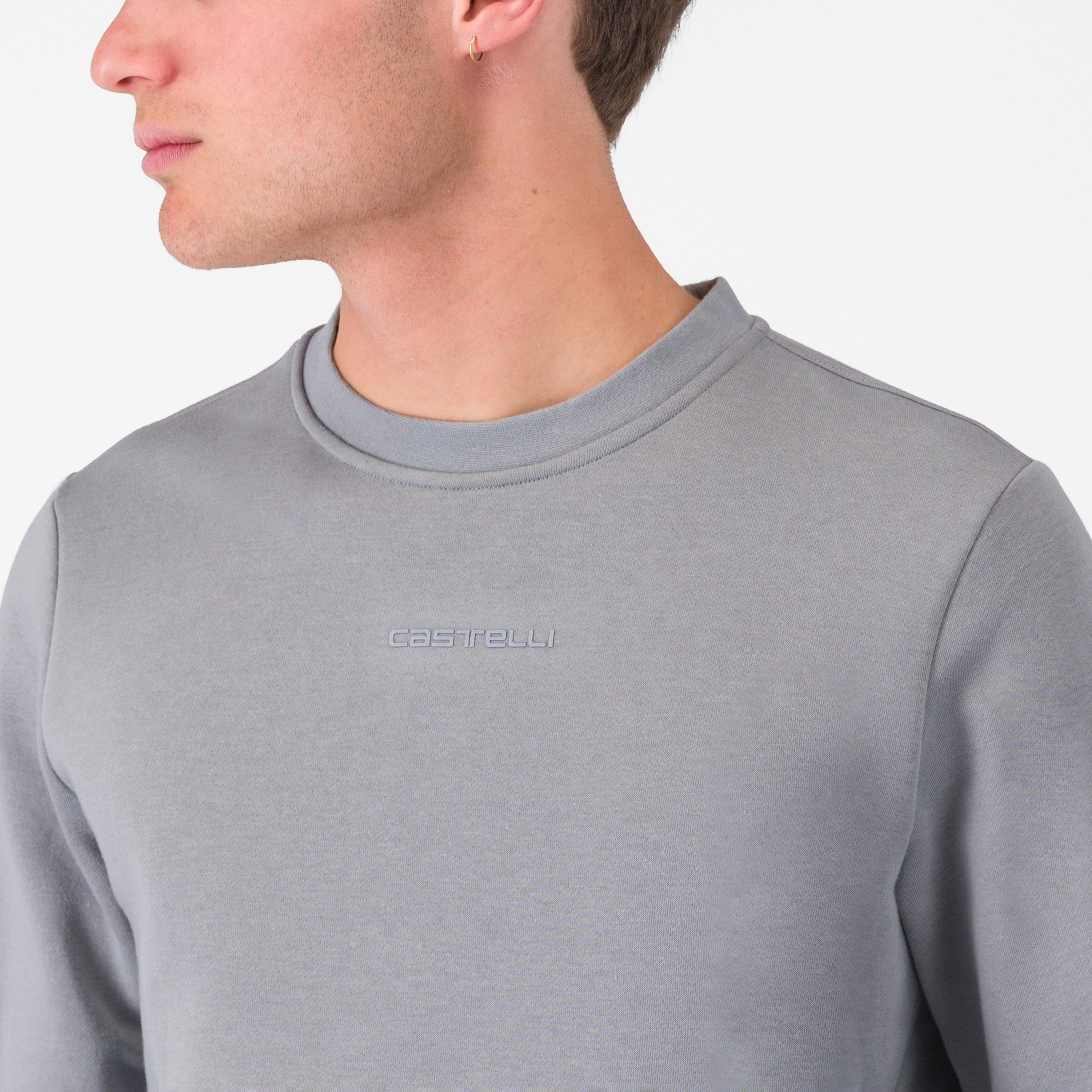 Classico sweatshirt - cool gray 8c - castelli