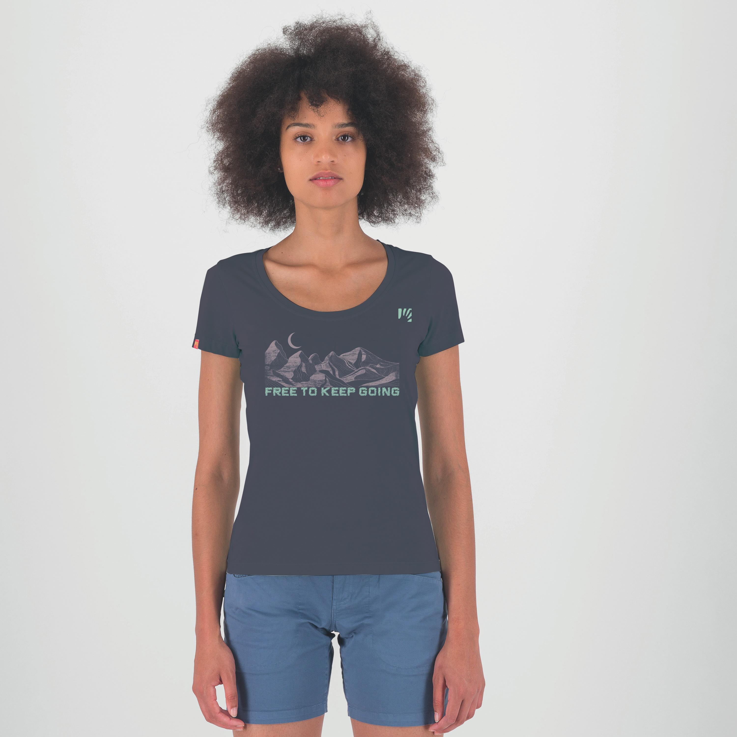 Crocus evo w t-shirt - ombre blue - karpos
