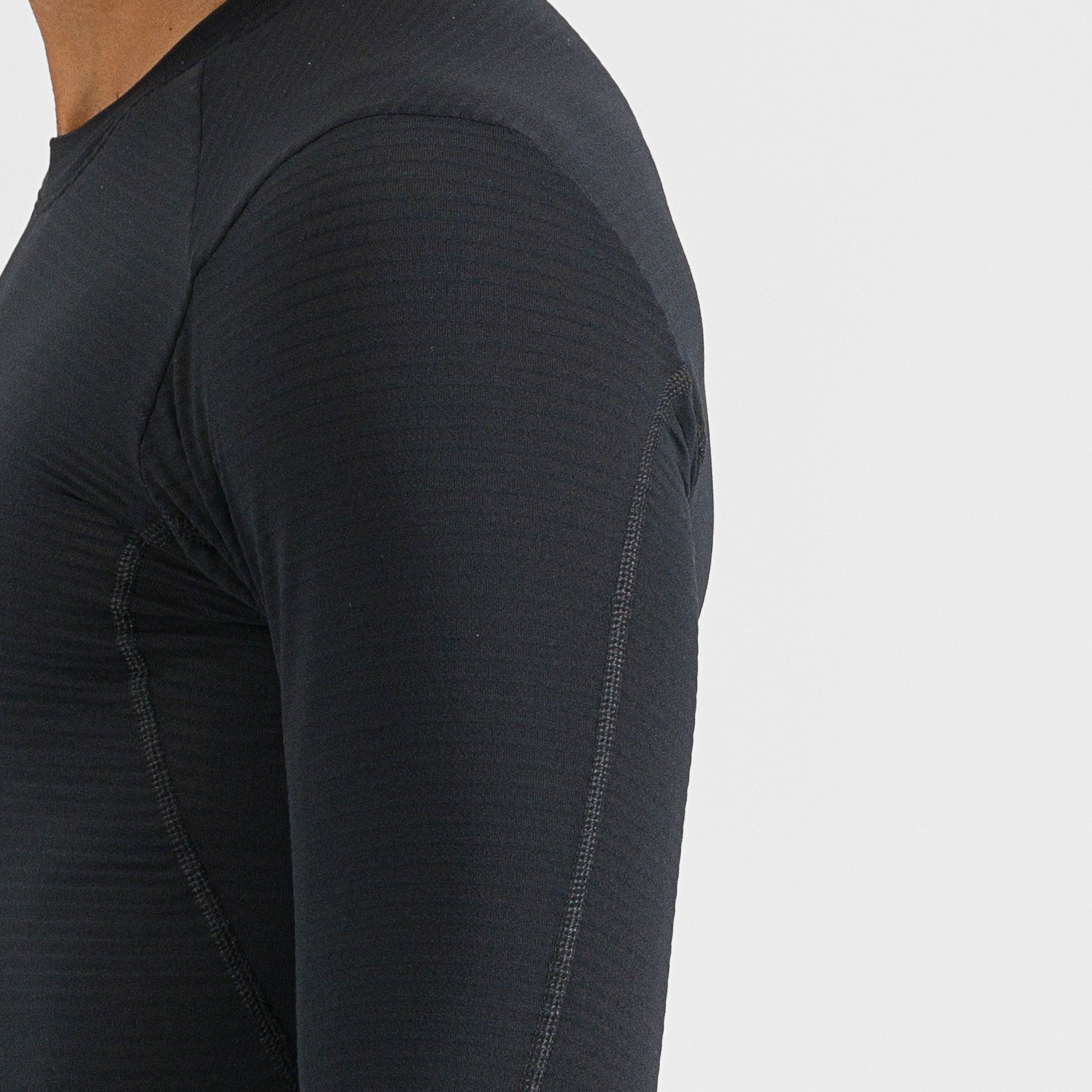 Thermodynamic mid tee long sleeve - black - sportful