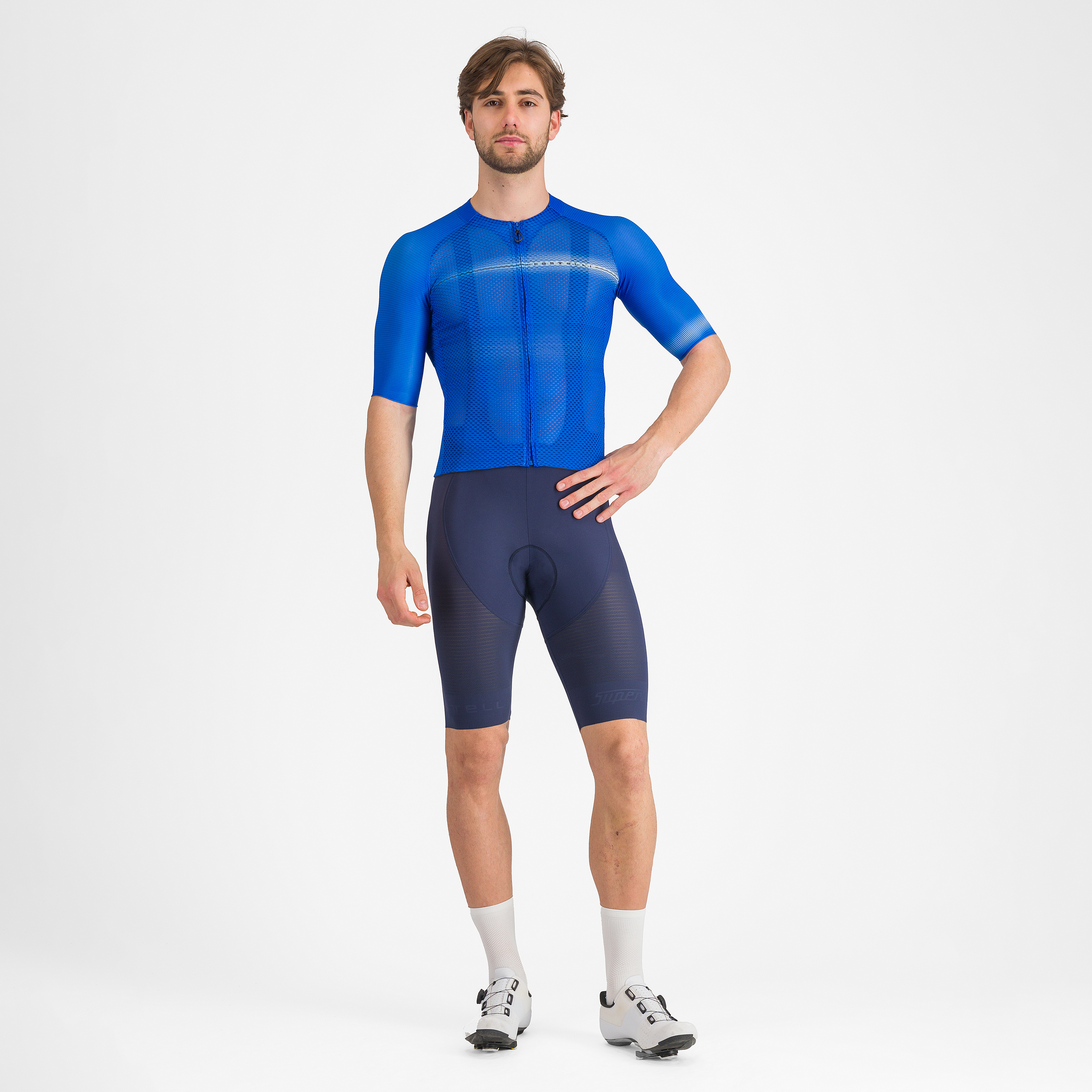 Superleggera bibshort - belgian blue - castelli